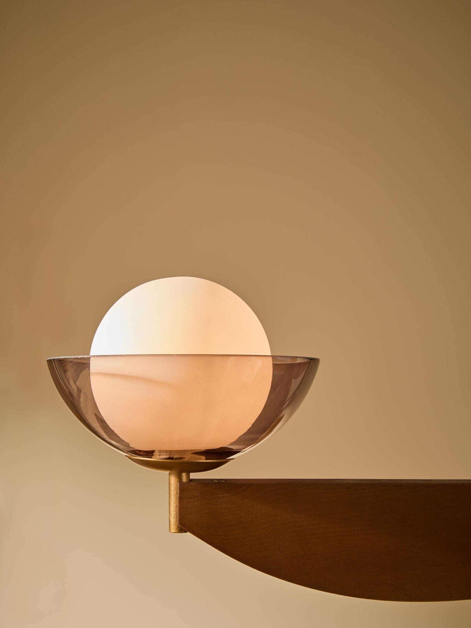 Layla Glass Orb Spare Part in White - Image 1 of 1