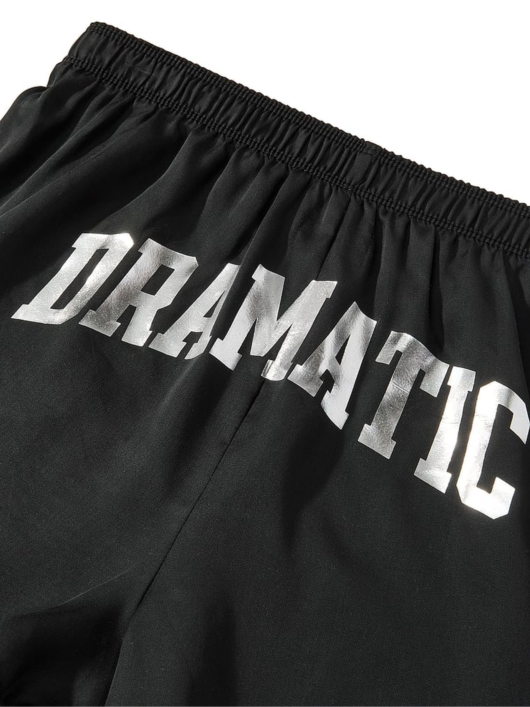 Black Dramatic Print Pyjamas Short Bottoms - Image 3 of 3
