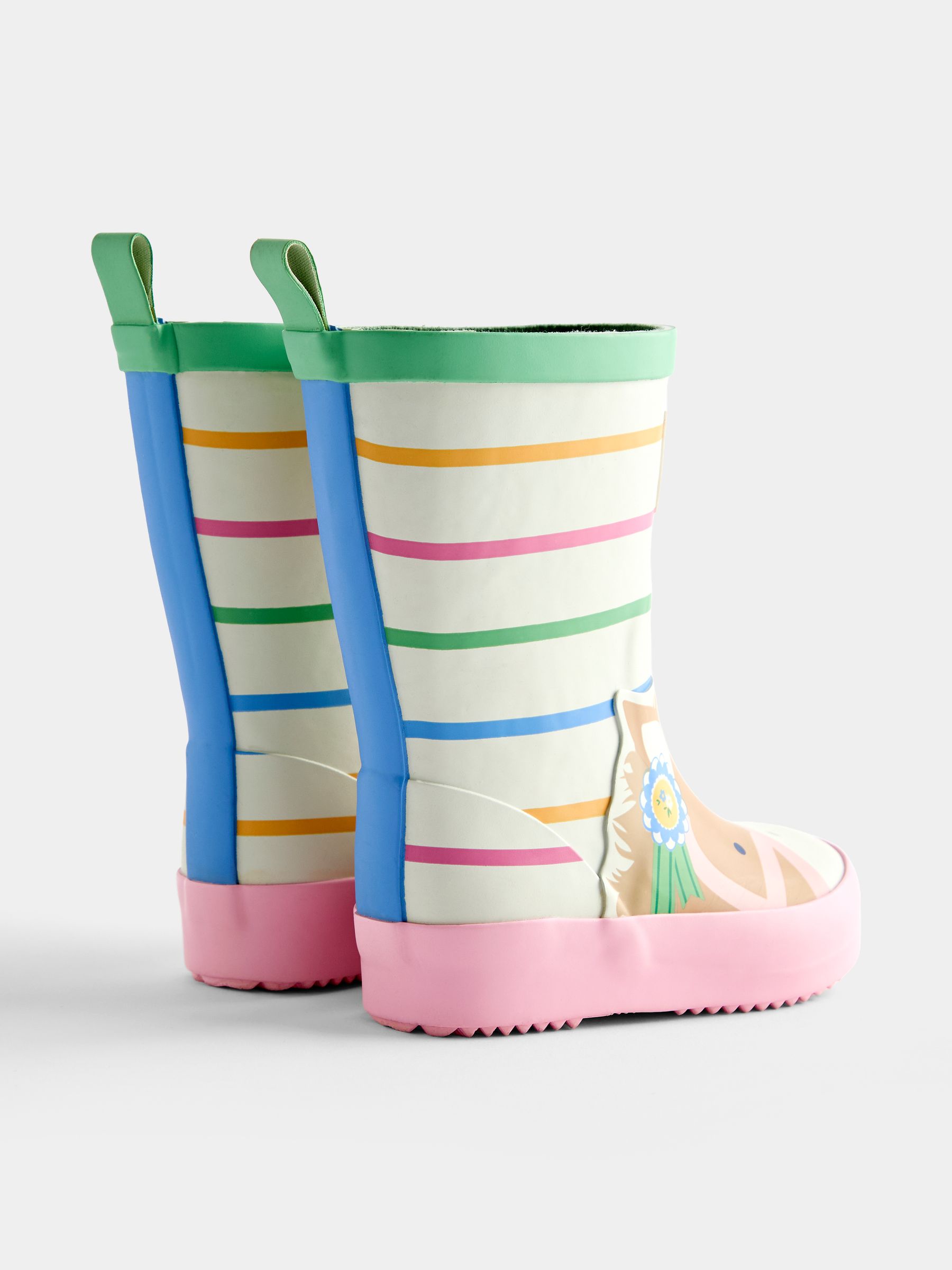 Pink Horse Wellies - Image 2 of 4 Pink Horse Wellies - Image 2 of 4