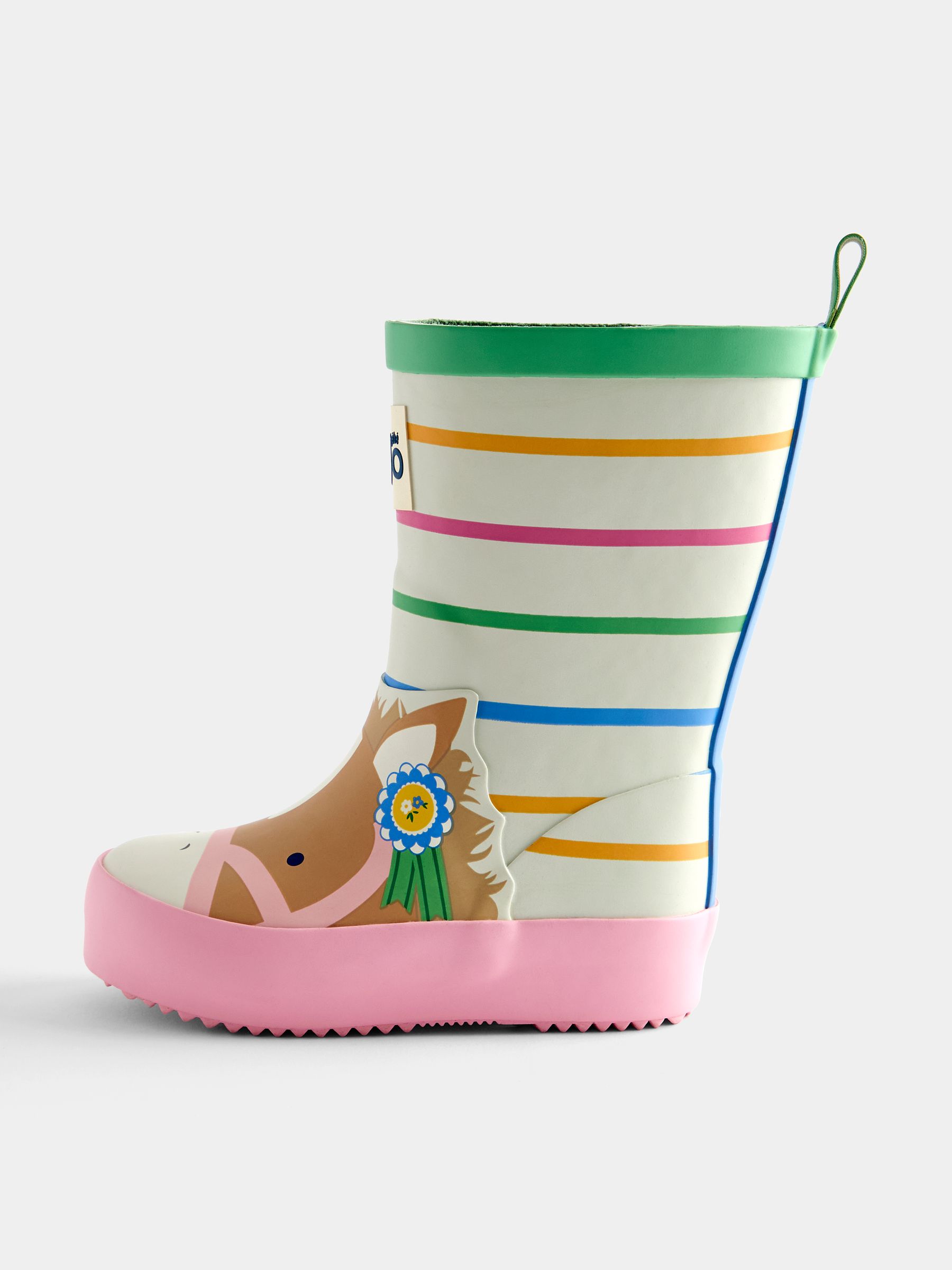 Pink Horse Wellies - Image 3 of 4