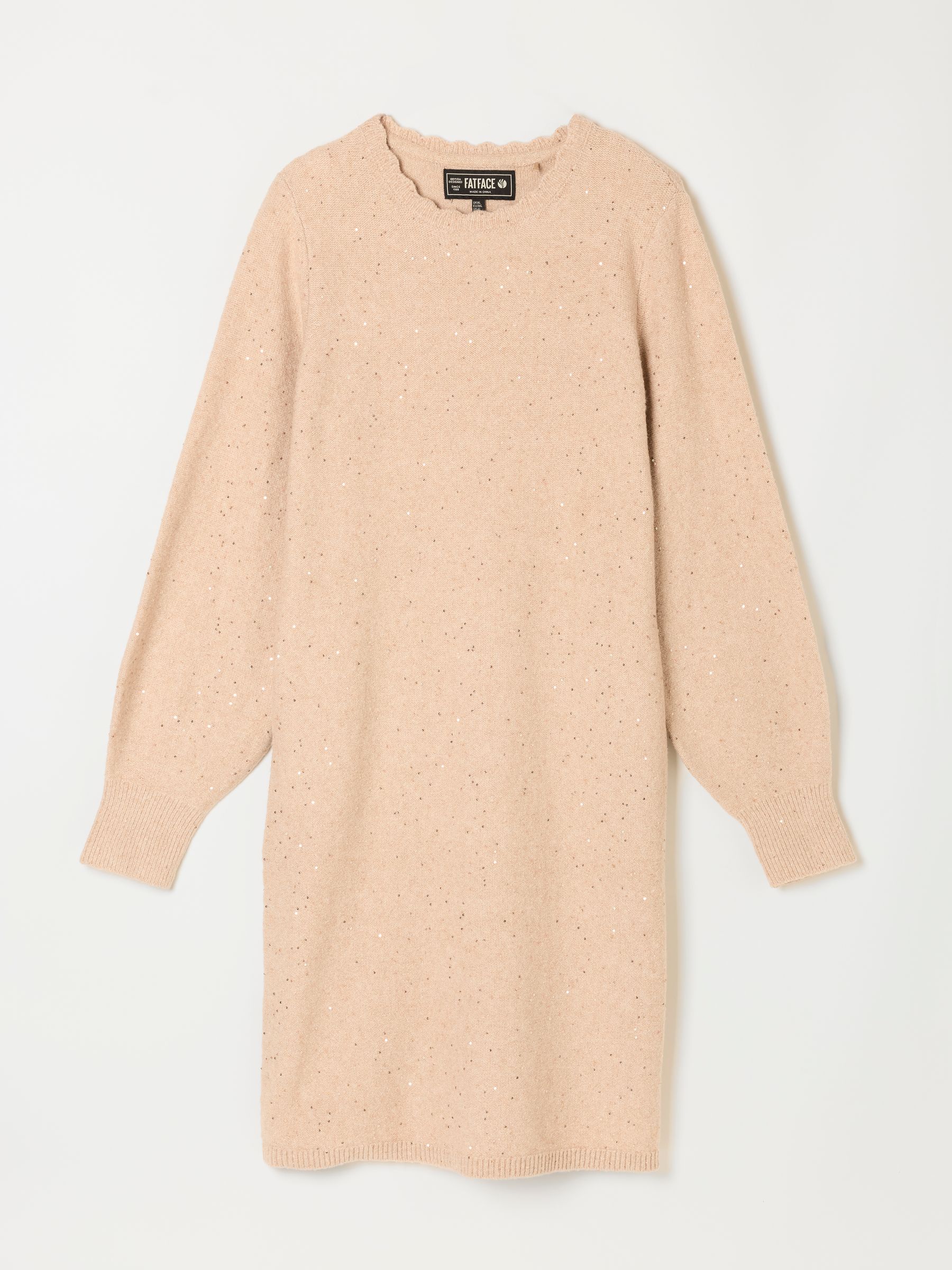Skylar Cream Petite Knitted Dress - Image 6 of 6 Skylar Cream Petite Knitted Dress - Image 6 of 6