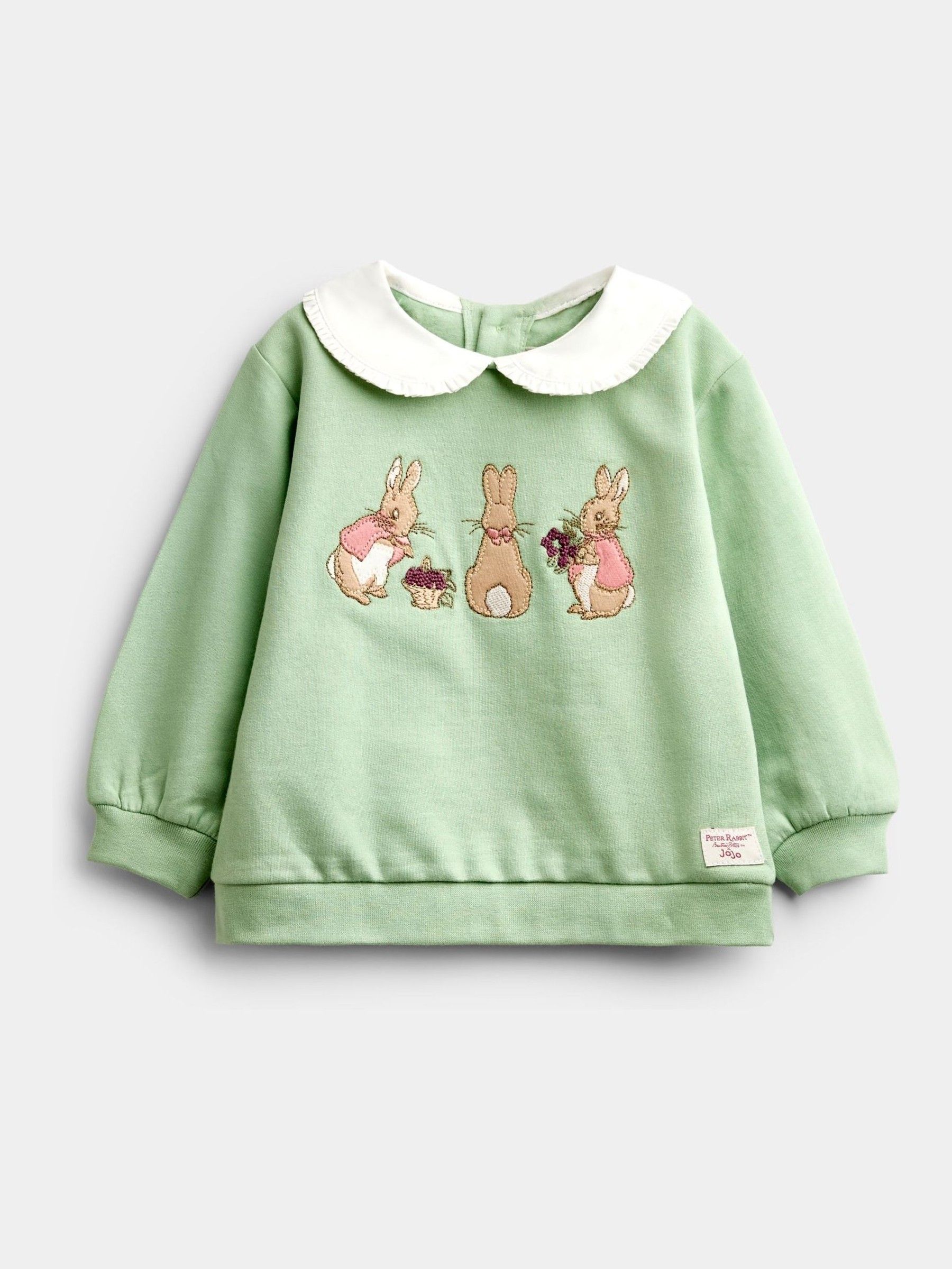 Sage Green Floral Peter Rabbit™ Flopsy Sweatshirt & Legging Set - Image 5 of 10