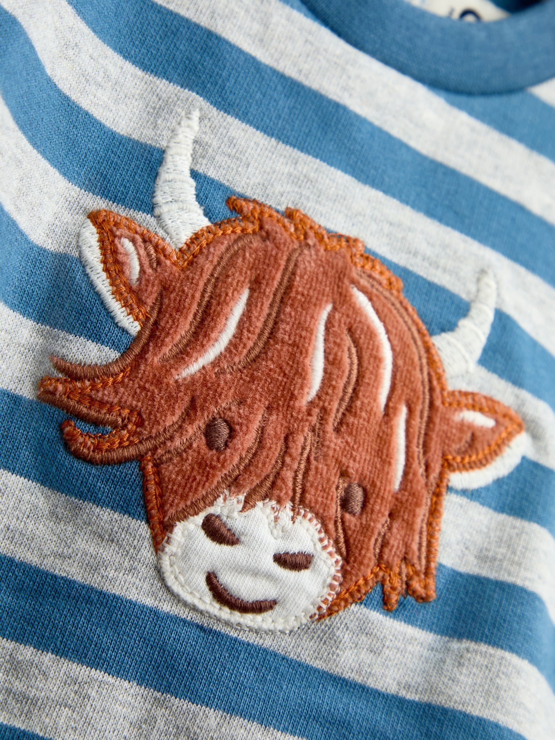Orange Highland Cow Sweatshirt & Trouser Set - Image 7 of 7