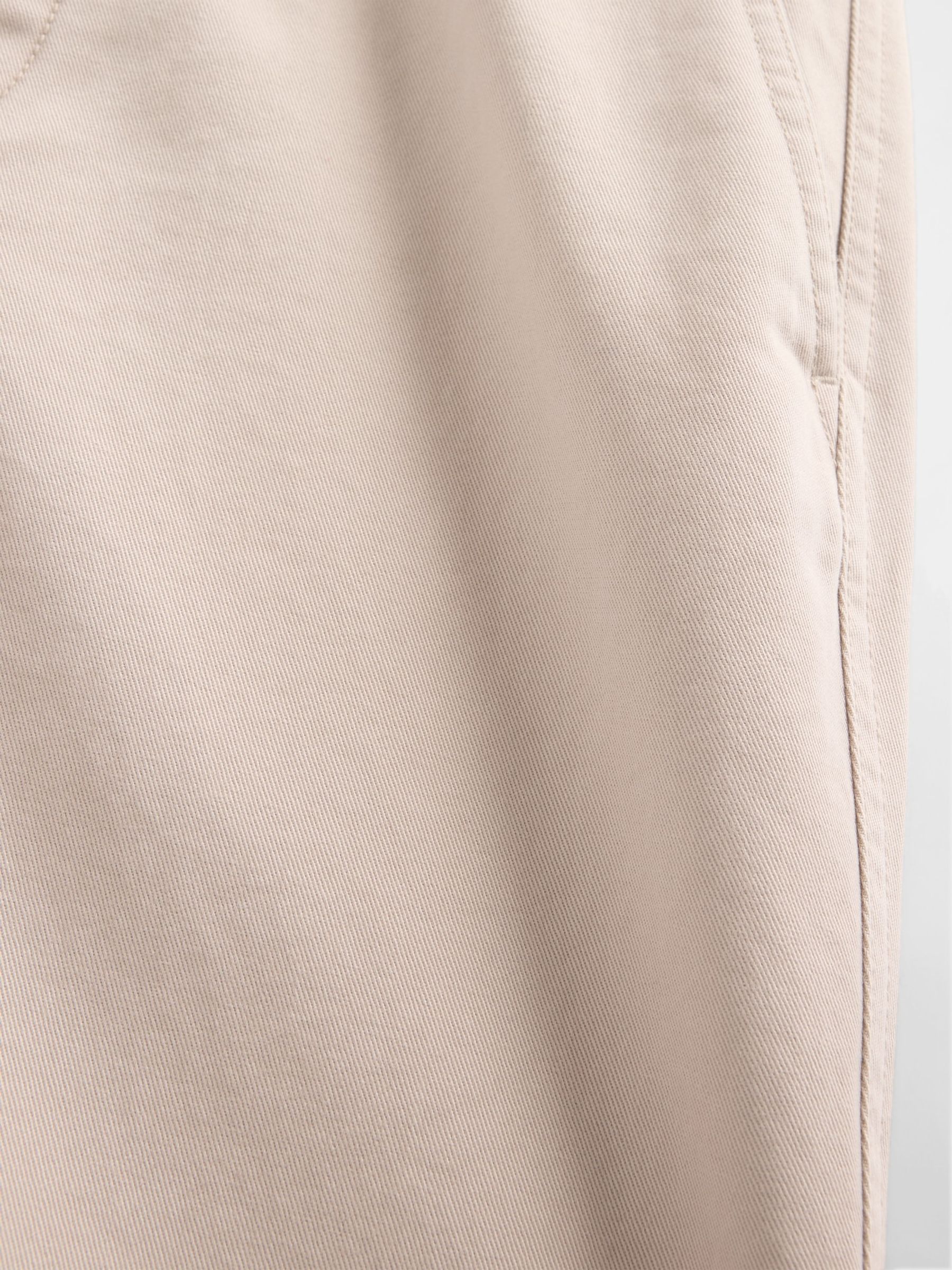 Cream Heavyweight Twill Relaxed Straight Chinos - Image 5 of 5