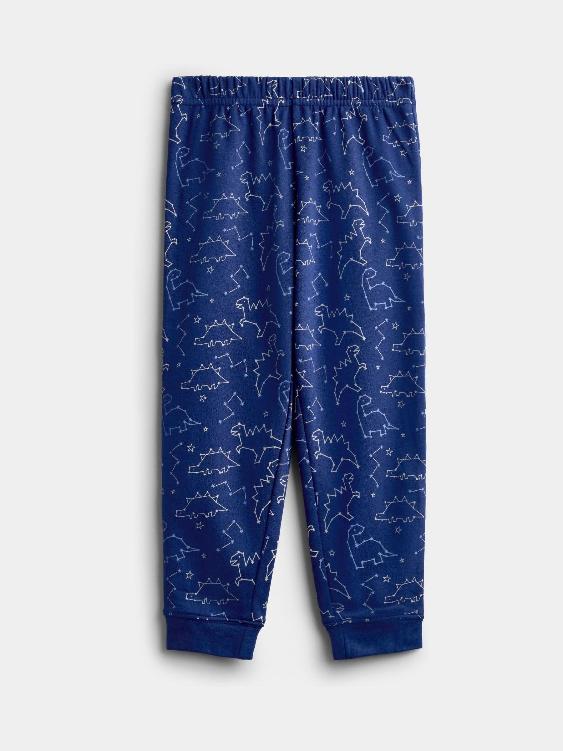 Navy Dinosaur Glow In The Dark Jersey Pyjamas - Image 4 of 6