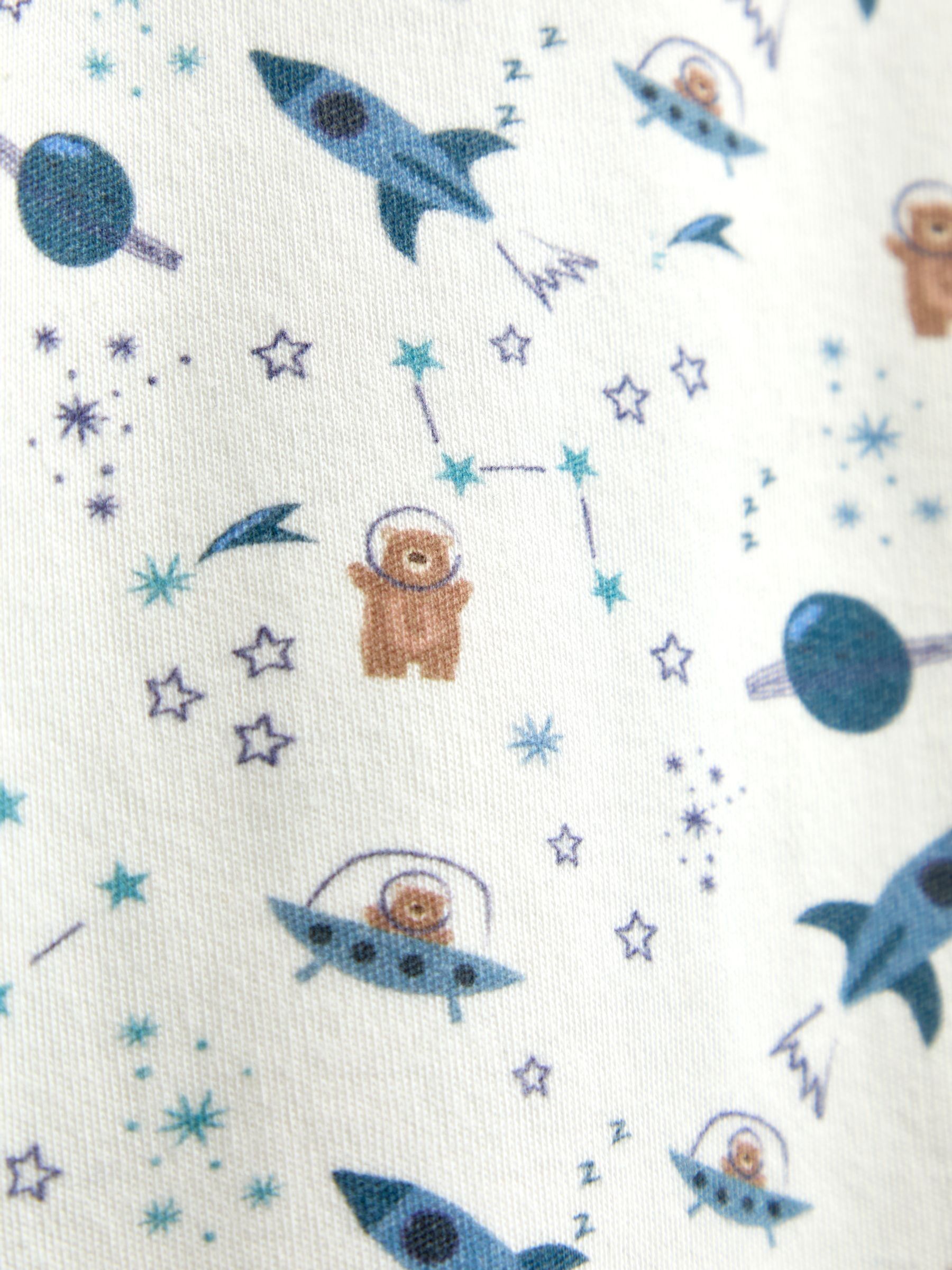 Blue Bear 2-Pack Jersey Pyjamas - Image 12 of 13