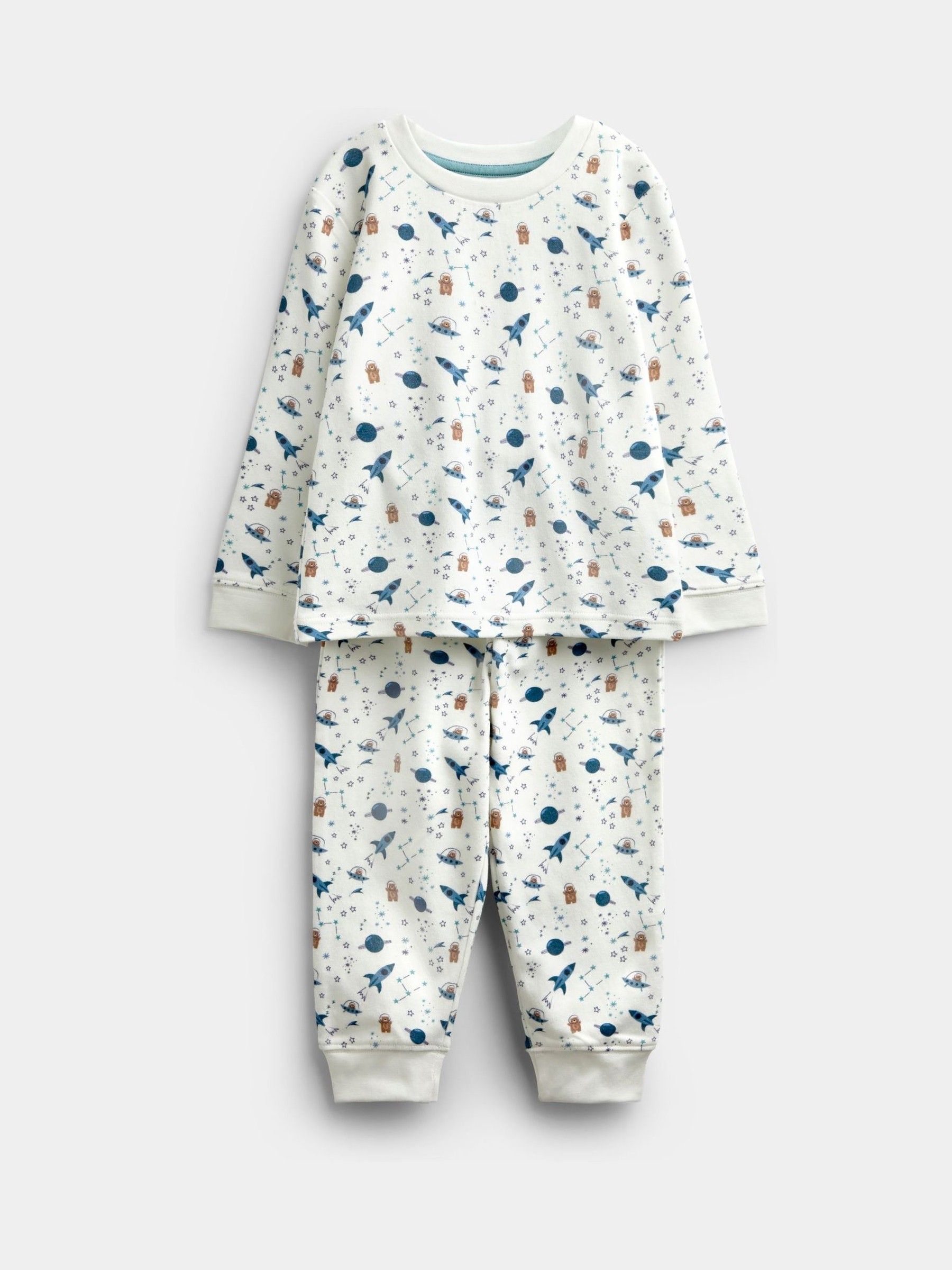 Blue Bear 2-Pack Jersey Pyjamas - Image 2 of 13 Blue Bear 2-Pack Jersey Pyjamas - Image 2 of 13