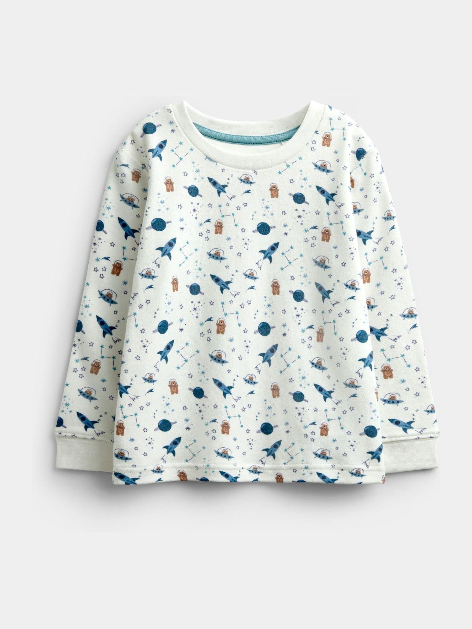 Blue Bear 2-Pack Jersey Pyjamas - Image 4 of 13