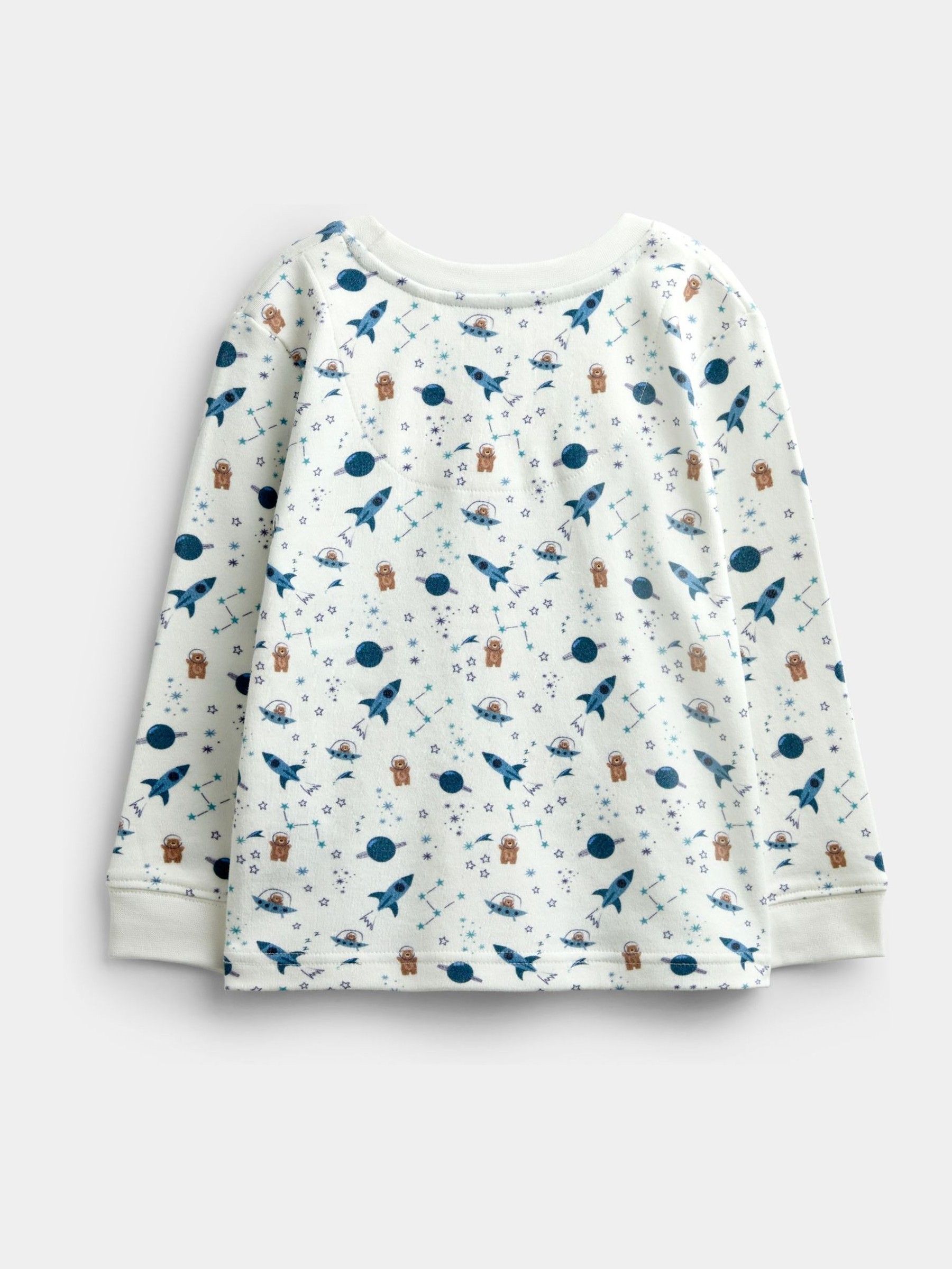 Blue Bear 2-Pack Jersey Pyjamas - Image 6 of 13