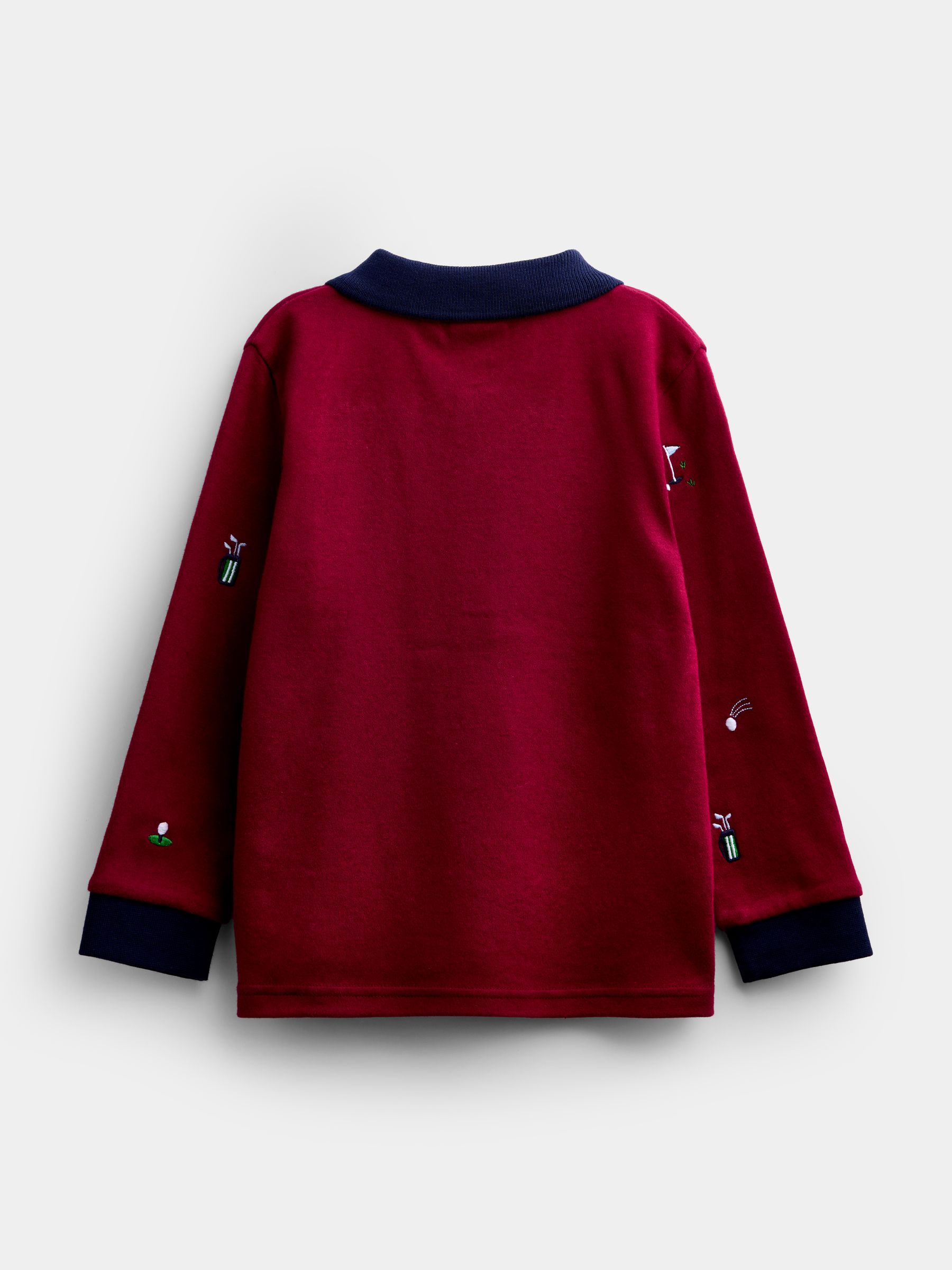 Red Golf Embroidered Polo Shirt - Image 2 of 4