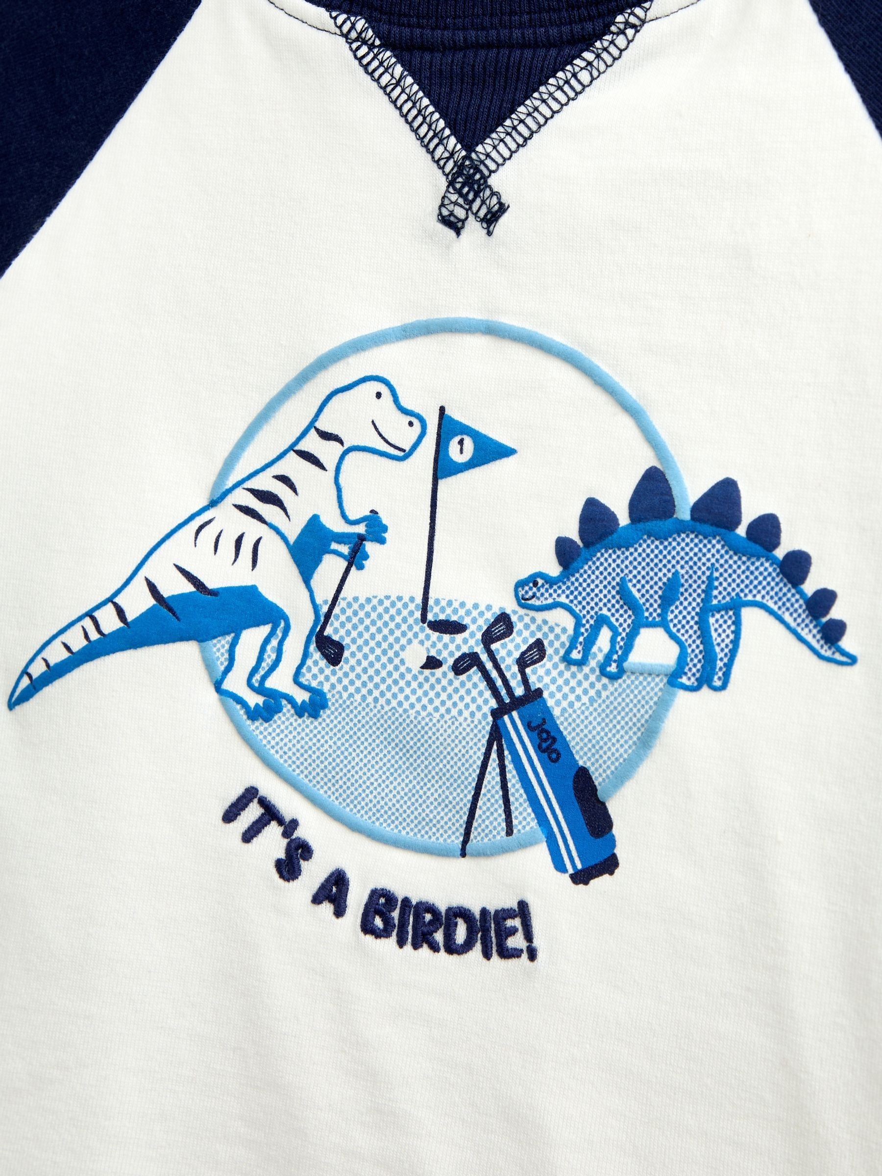 Natural Dino Golf Printed Graphic Top - Image 4 of 4 Natural Dino Golf Printed Graphic Top - Image 4 of 4