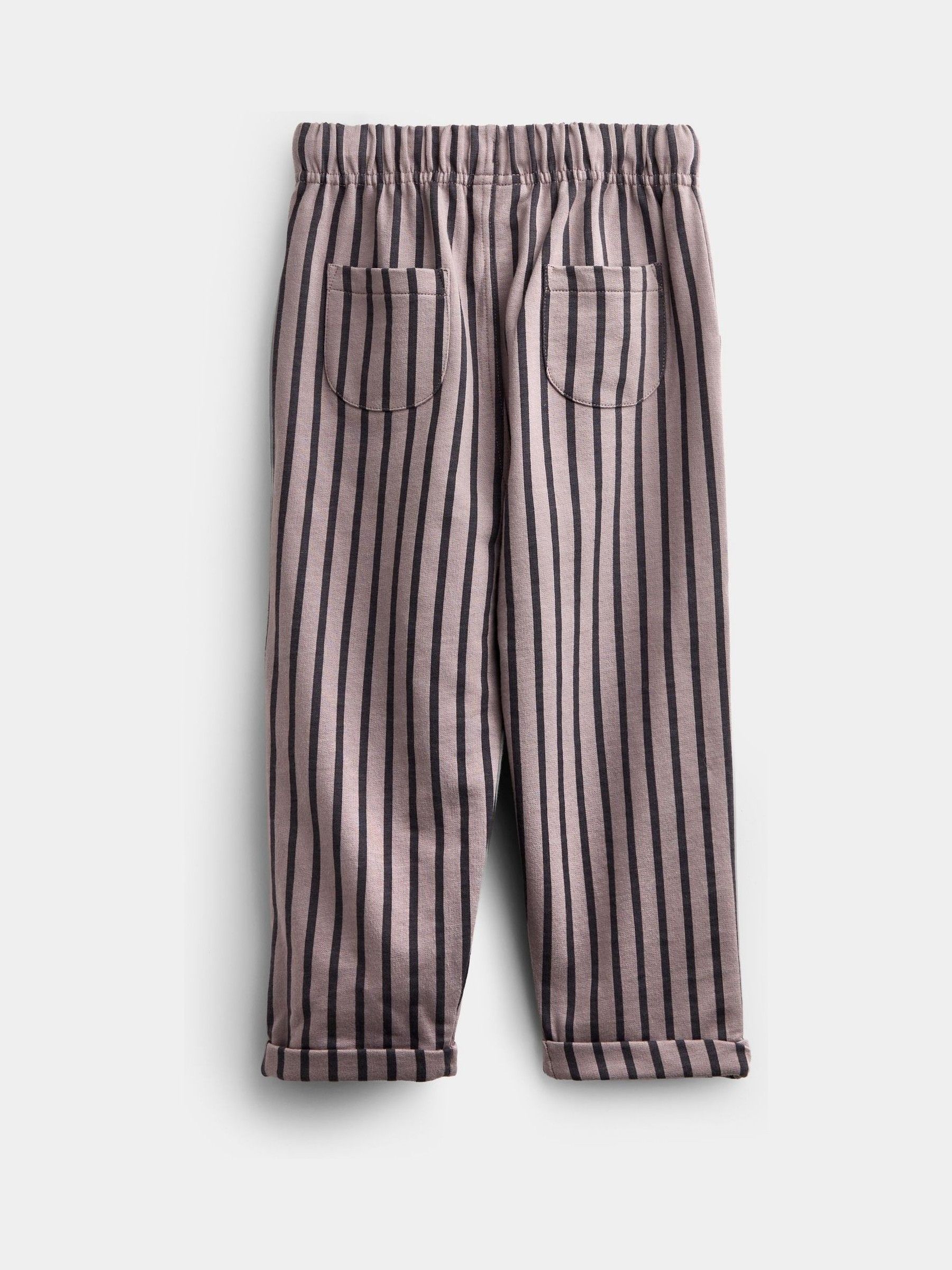 Grey Marl Jeep 2-Piece Sweatshirt & Stripe Jogger Set - Image 7 of 9