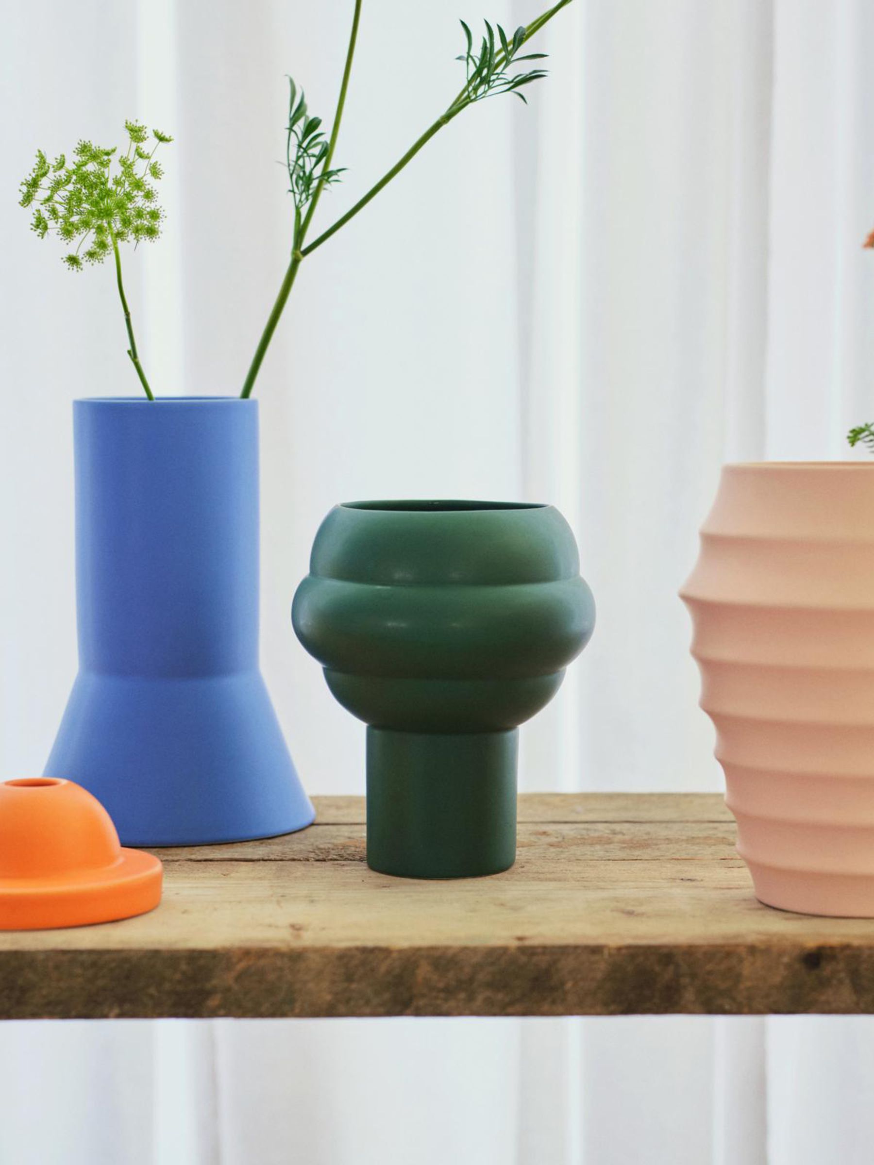 The Conran Shop Forest Green Tree Vase - Image 4 of 6
