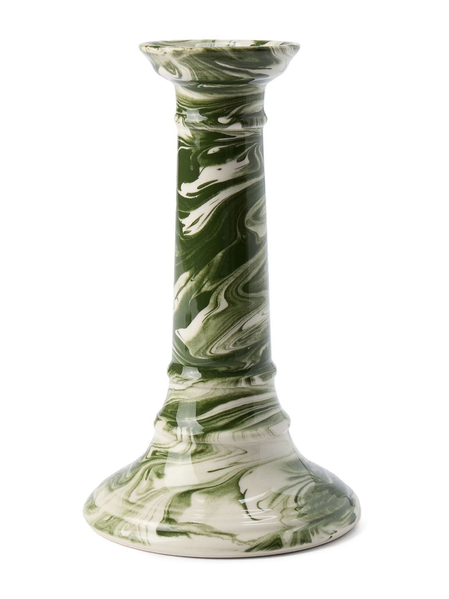 The Conran Shop Green Wardour Candlestick - Image 1 of 3