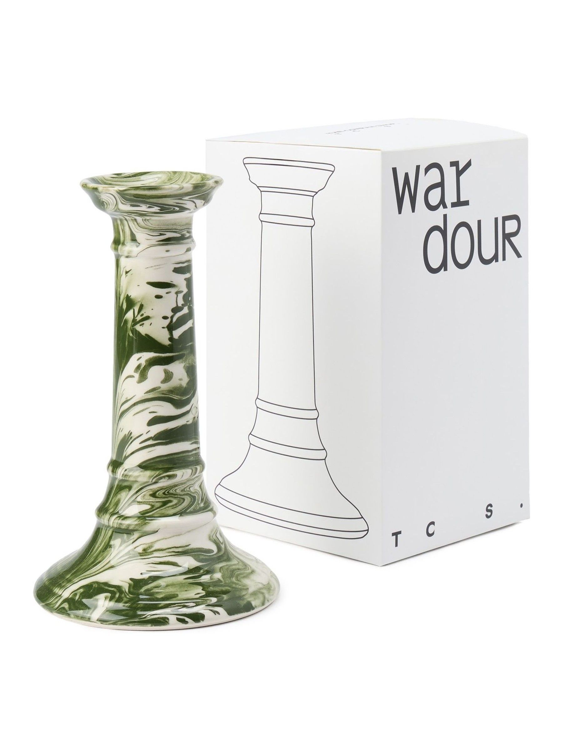 The Conran Shop Green Wardour Candlestick - Image 3 of 3