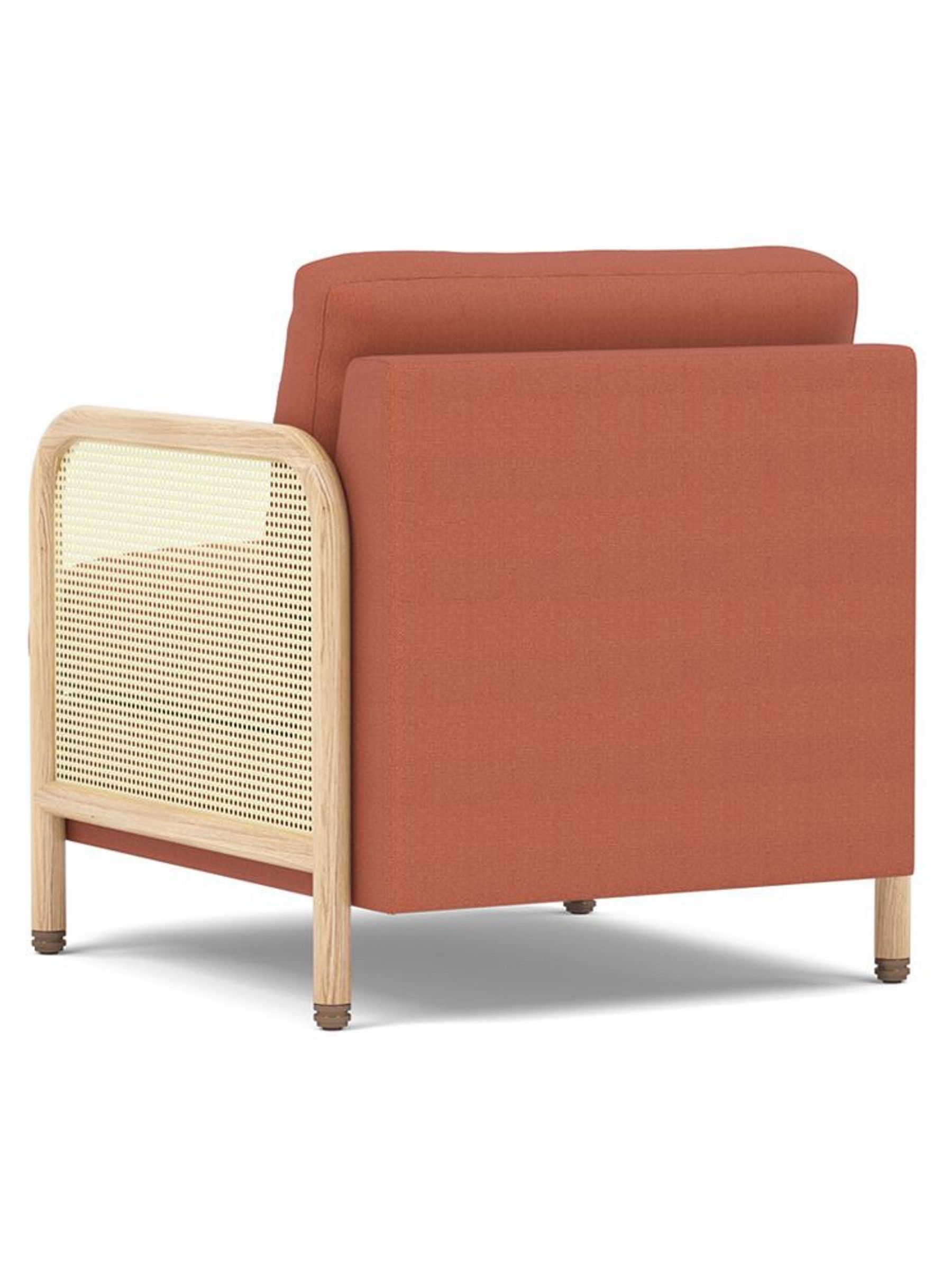 The Conran Shop Oak Dahlia Red Tamilla Armchair - Image 3 of 4