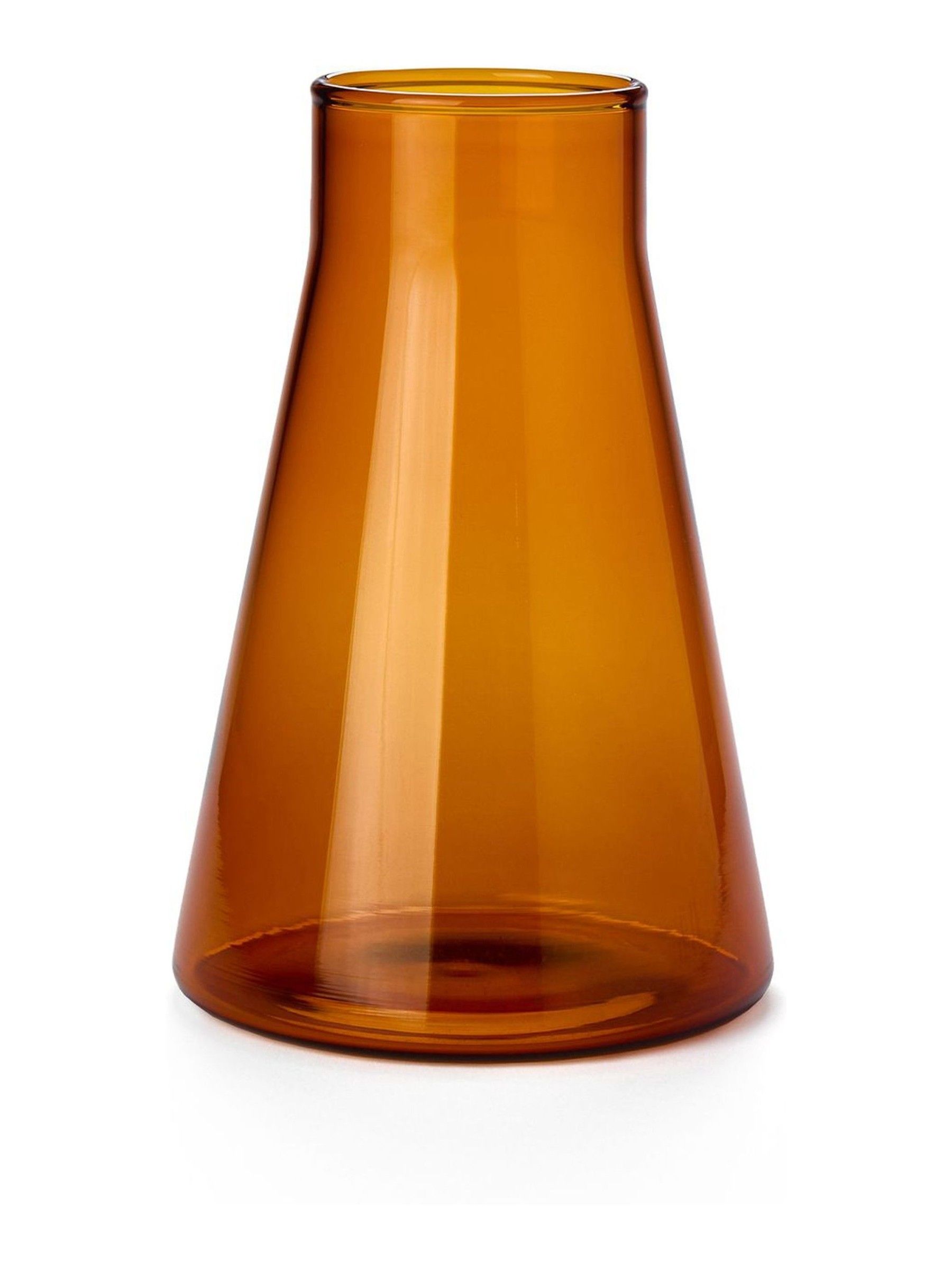 The Conran Shop Amber Conical Flask - Image 1 of 3