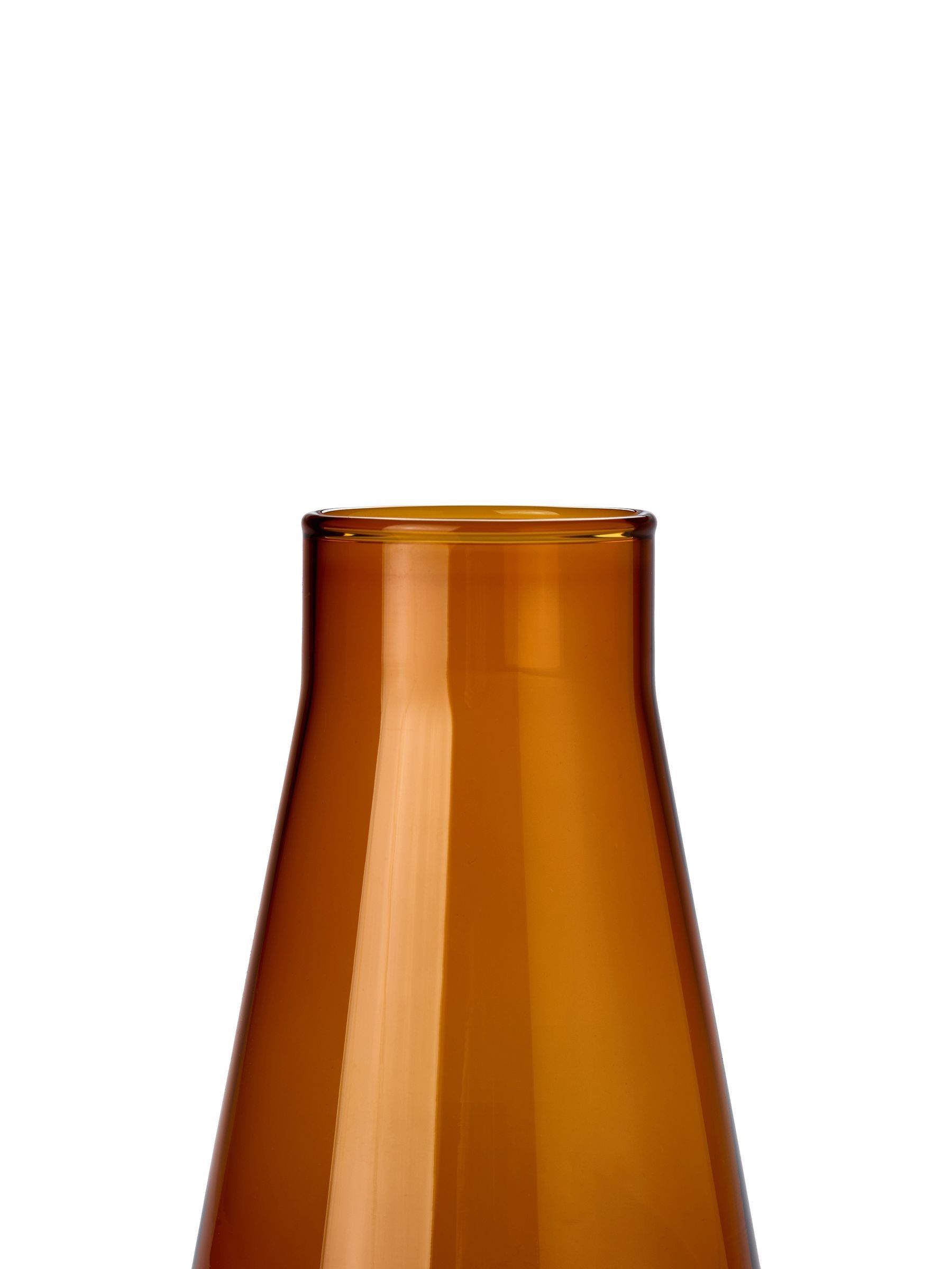 The Conran Shop Amber Conical Flask - Image 2 of 3