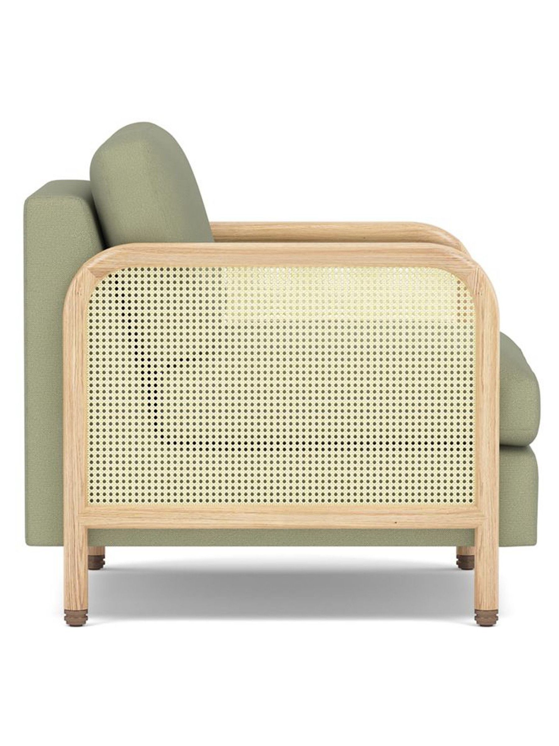 The Conran Shop Oak Sage Tamilla Armchair - Image 4 of 4