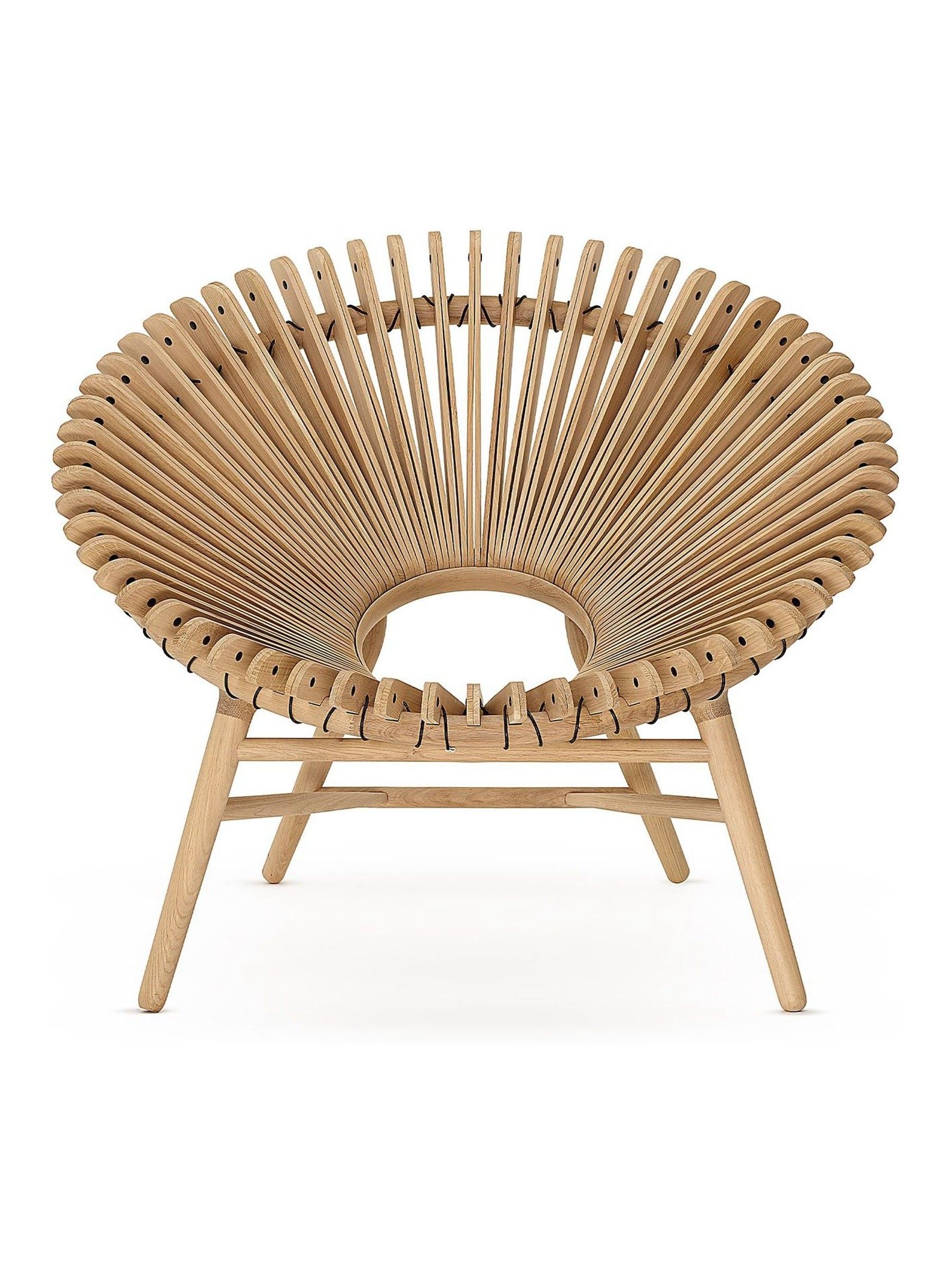 The Conran Shop Oak Iris Lounge Chair - Image 1 of 6