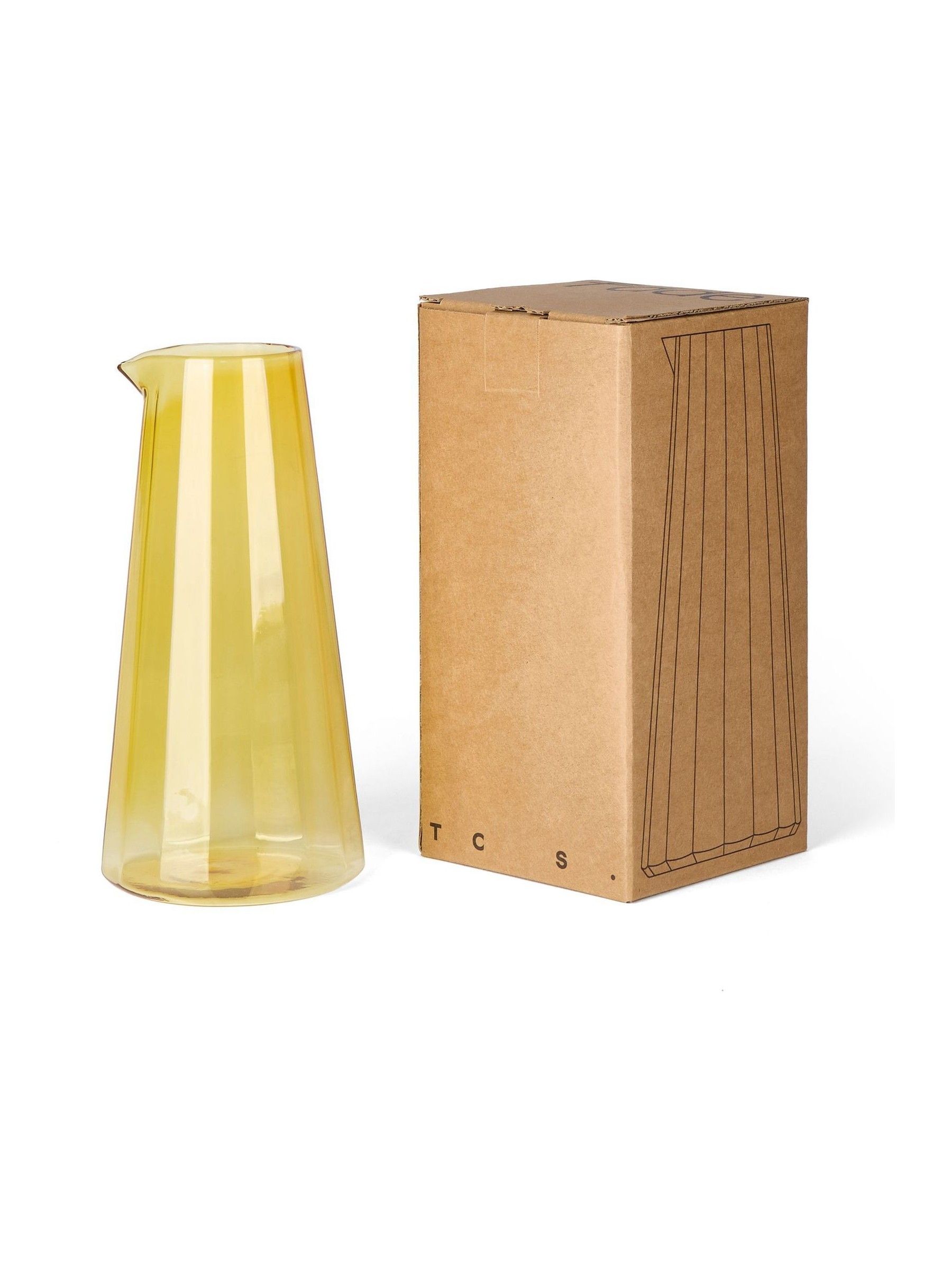 The Conran Shop Amber Fade Carafe - Image 4 of 4