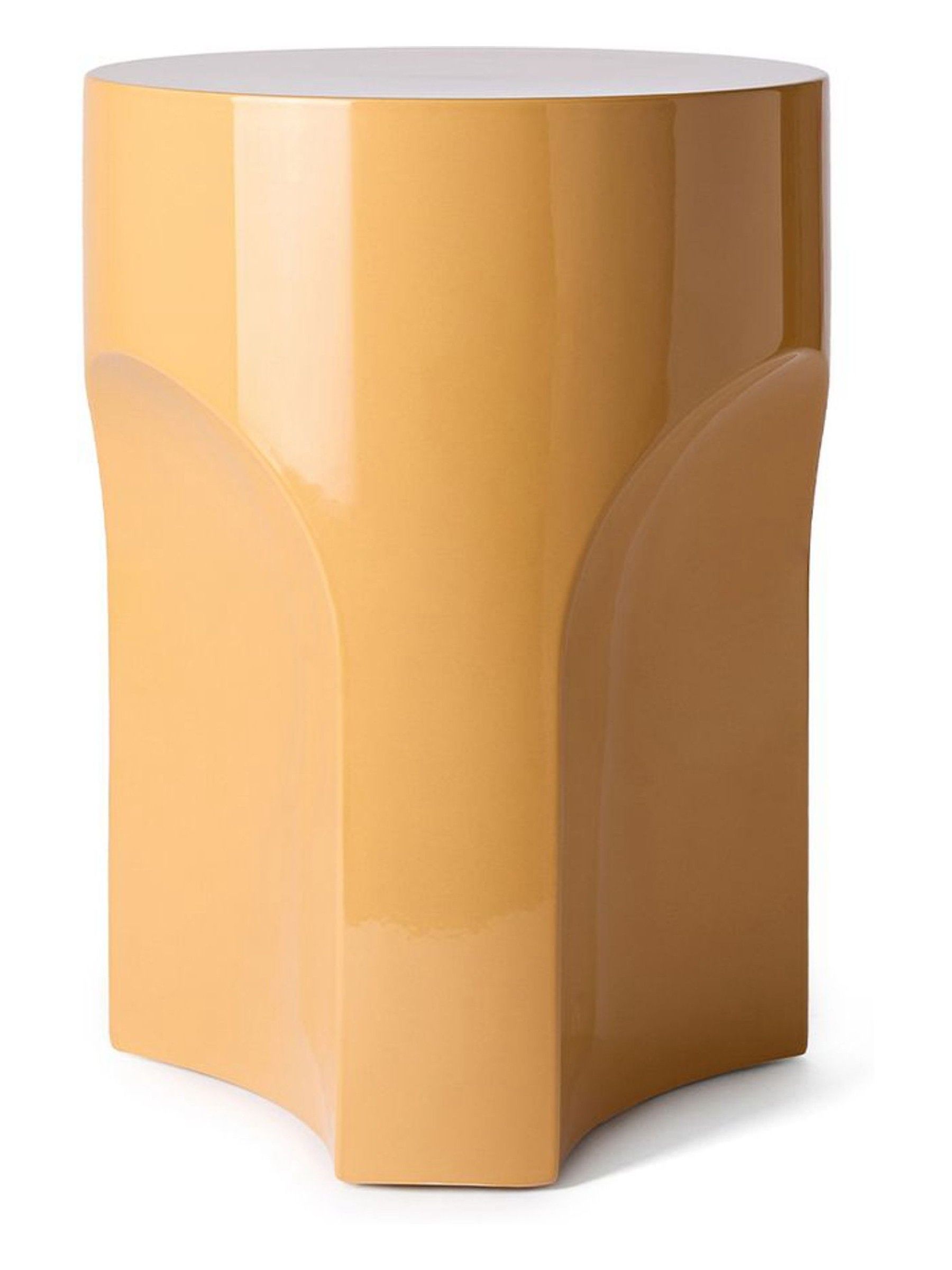The Conran Shop Mustard Doric Side Table - Image 2 of 3