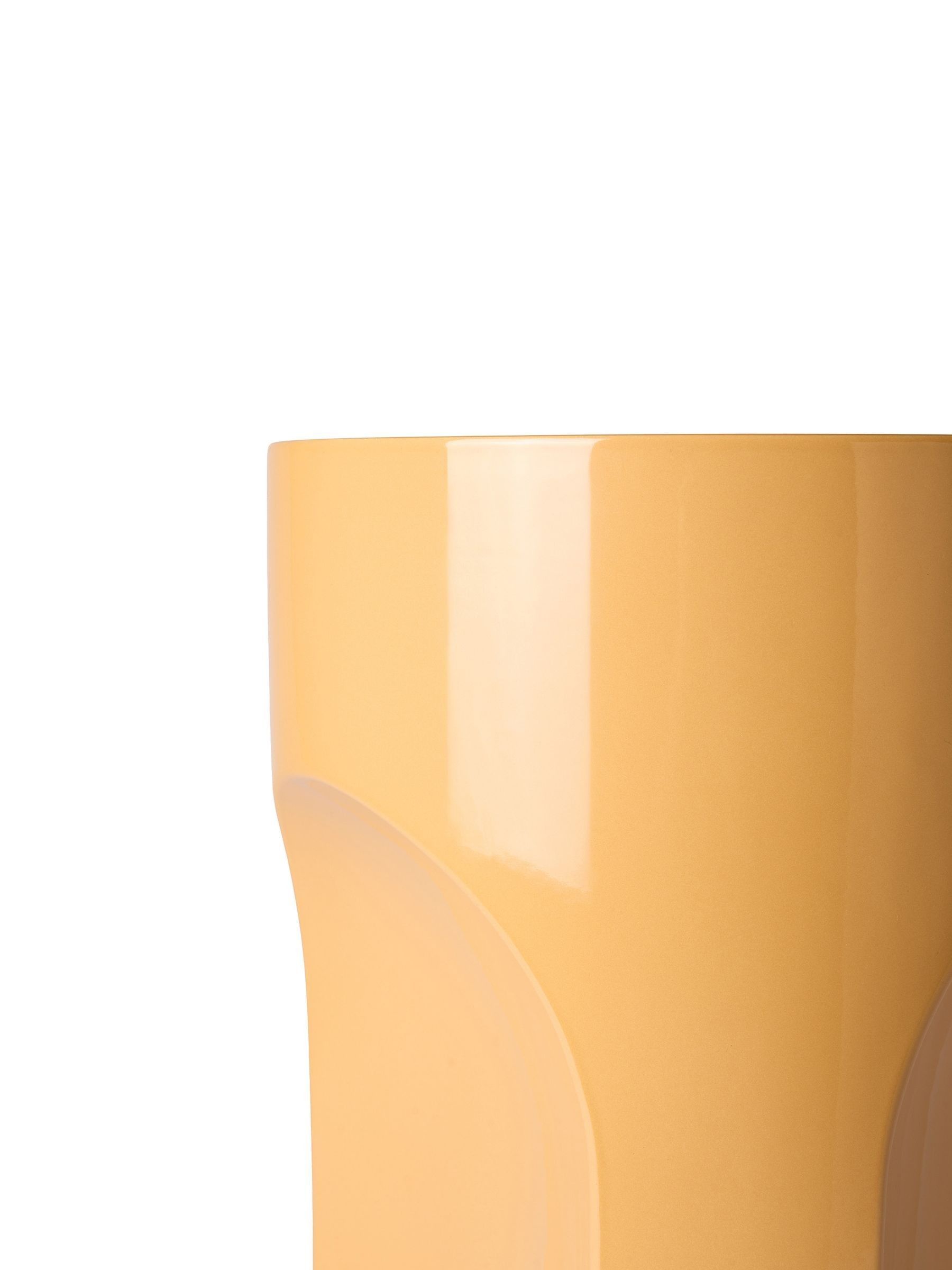 The Conran Shop Mustard Doric Side Table - Image 3 of 3 The Conran Shop Mustard Doric Side Table - Image 3 of 3