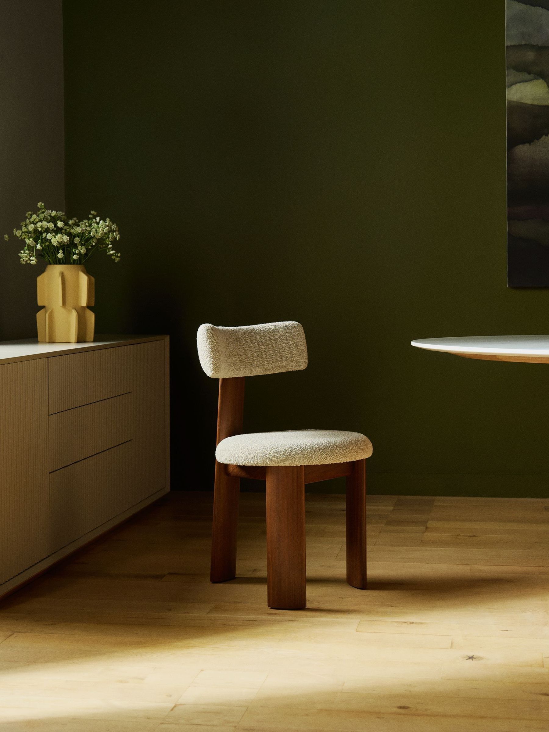 The Conran Shop Set of 2 Walnut Noisette Pip Dining Chairs - Image 2 of 6