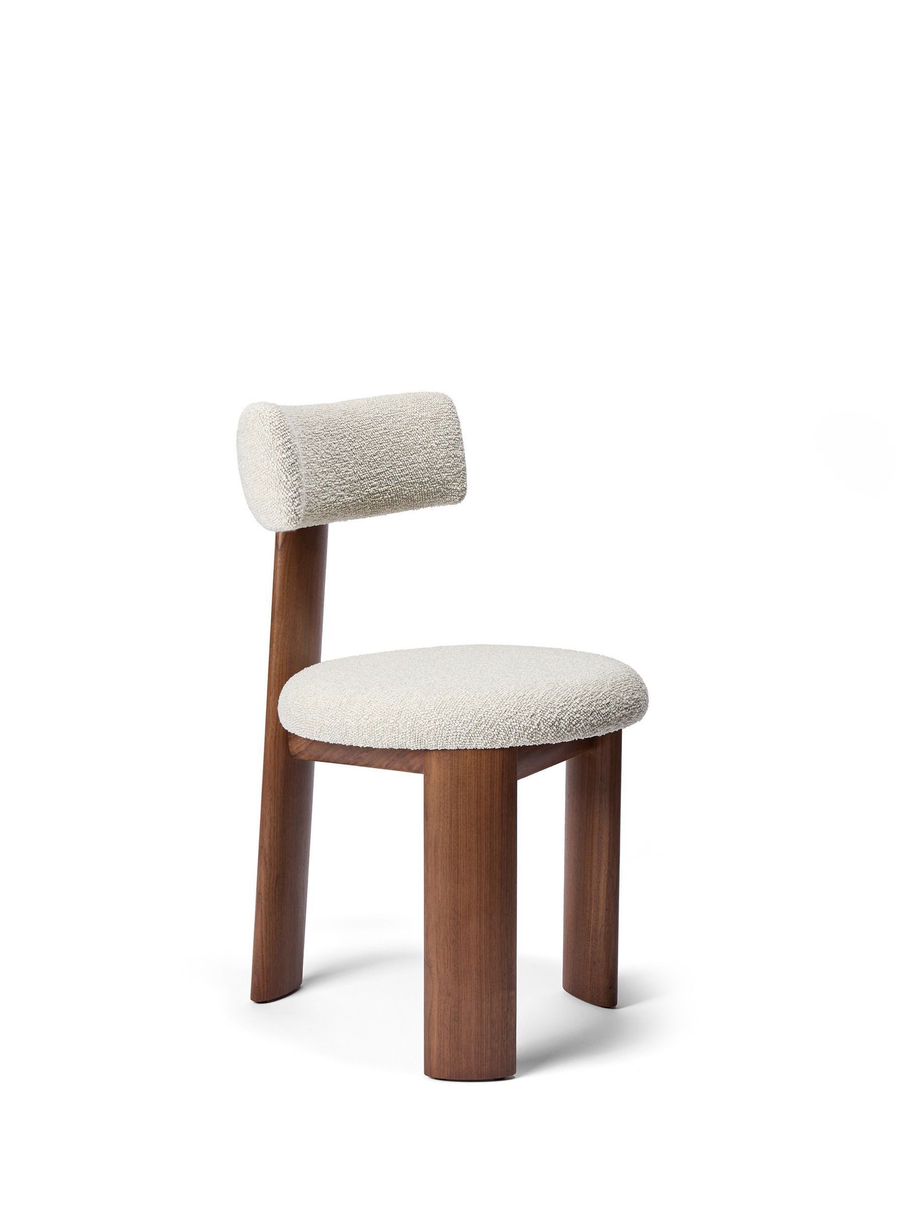 The Conran Shop Set of 2 Walnut Noisette Pip Dining Chairs - Image 3 of 6