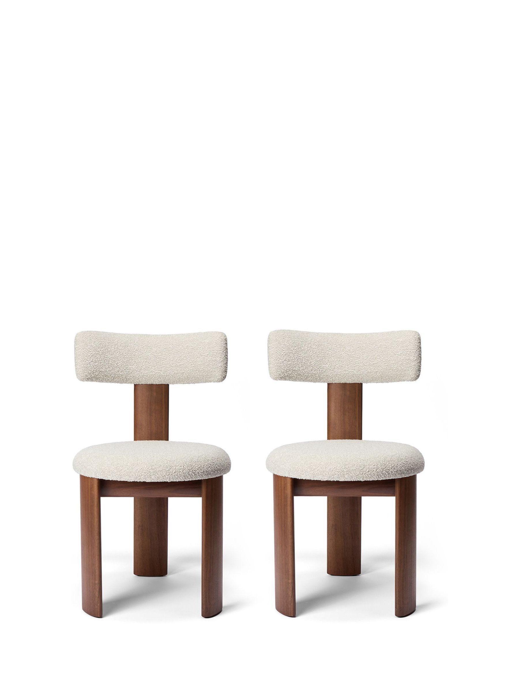 The Conran Shop Set of 2 Walnut Noisette Pip Dining Chairs - Image 6 of 6 The Conran Shop Set of 2 Walnut Noisette Pip Dining Chairs - Image 6 of 6