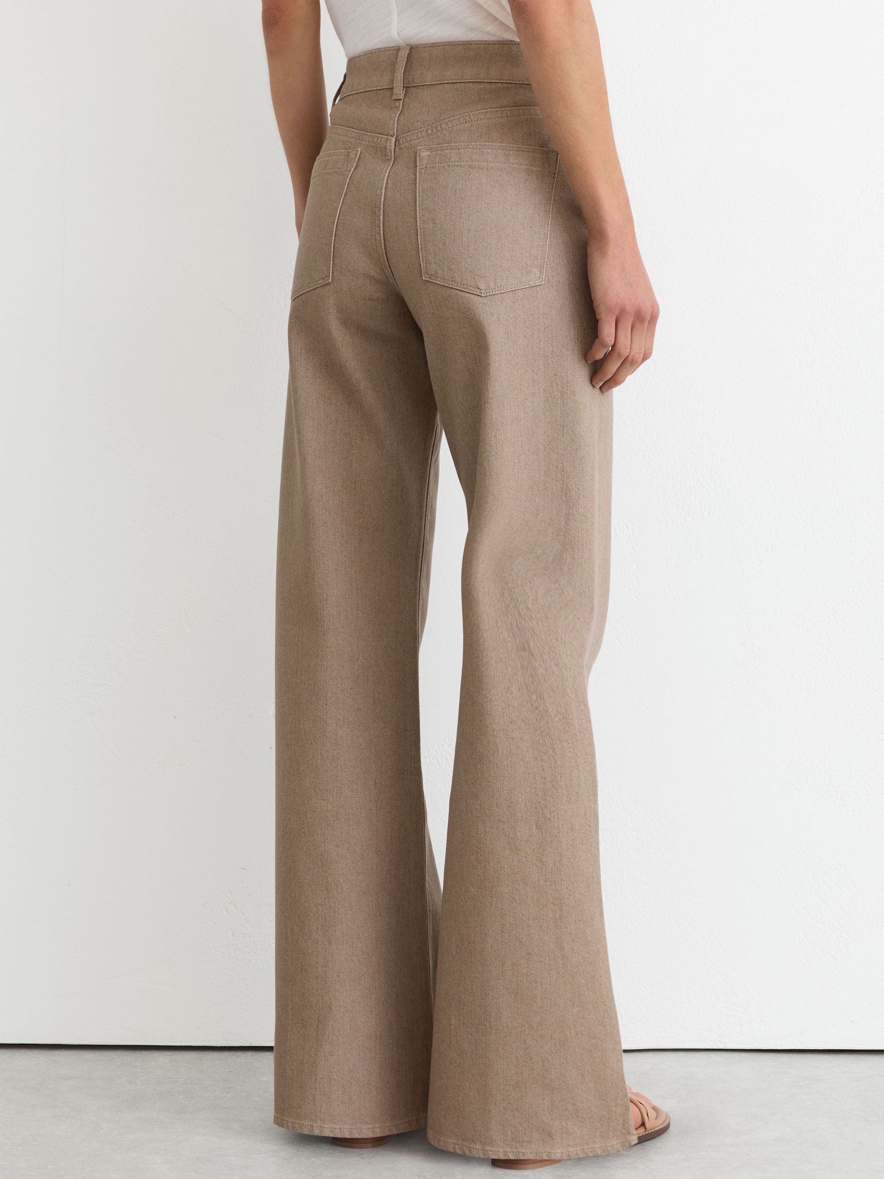 Petite Wide-Leg Jeans in Sand - image 5