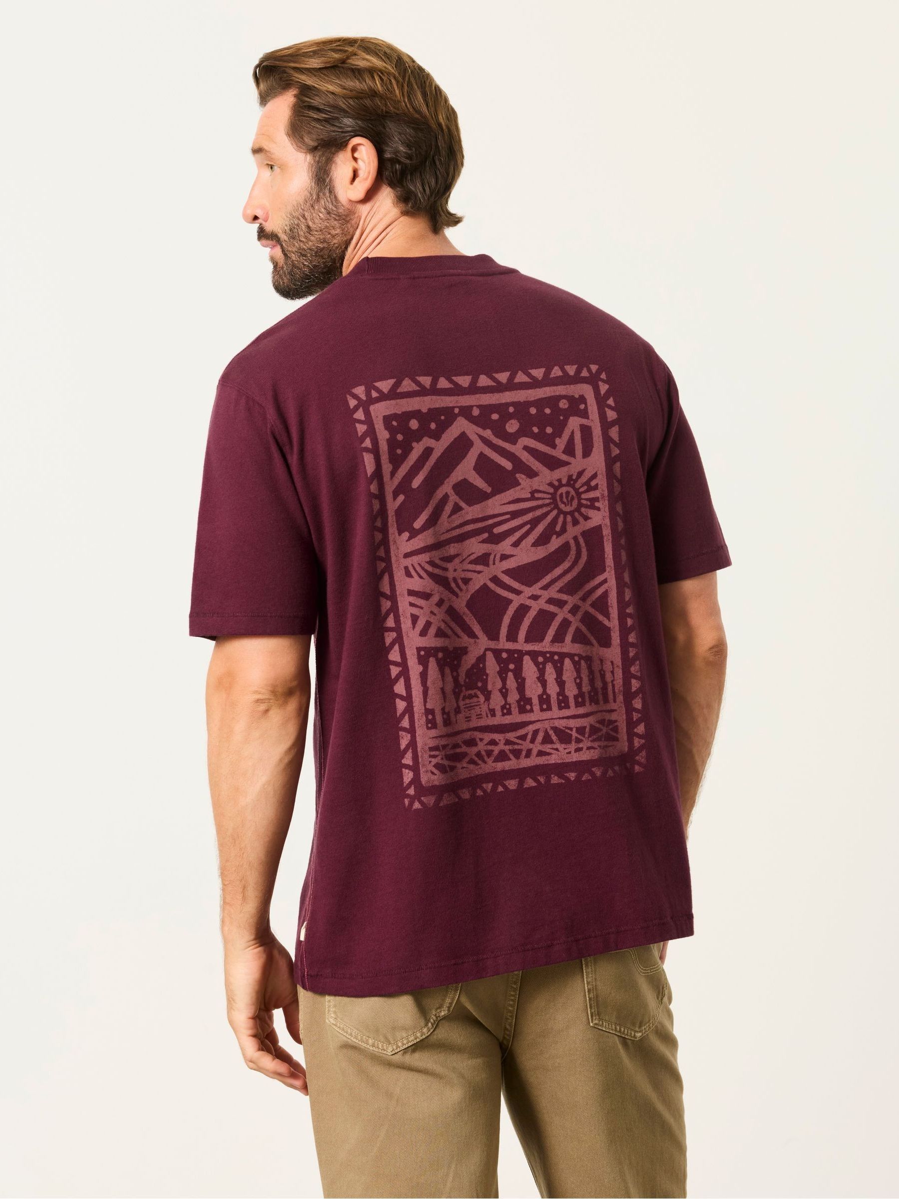 Plum Purple Resort Graphic T-Shirt - Image 2 of 7