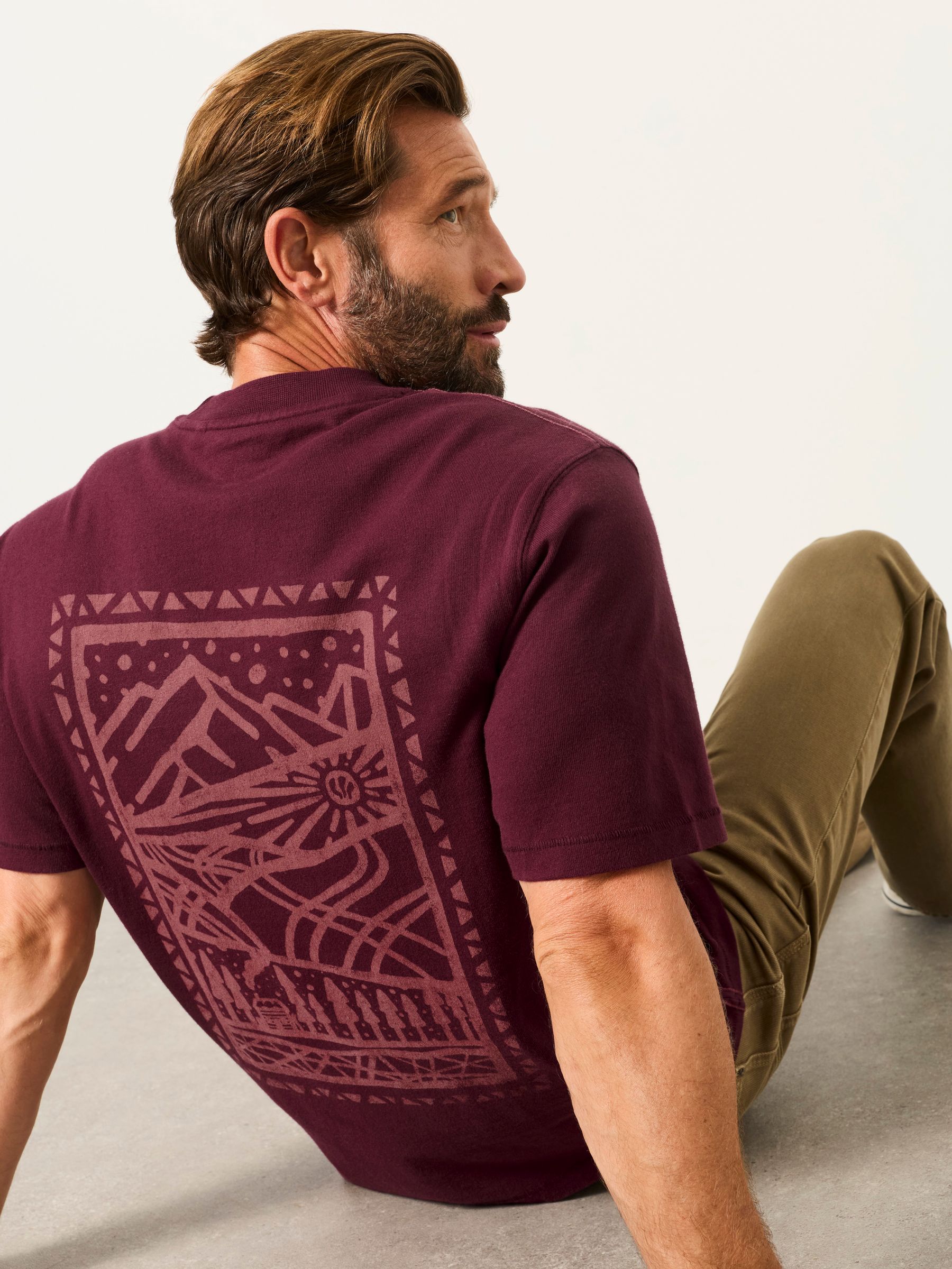 Plum Purple Resort Graphic T-Shirt - Image 5 of 7
