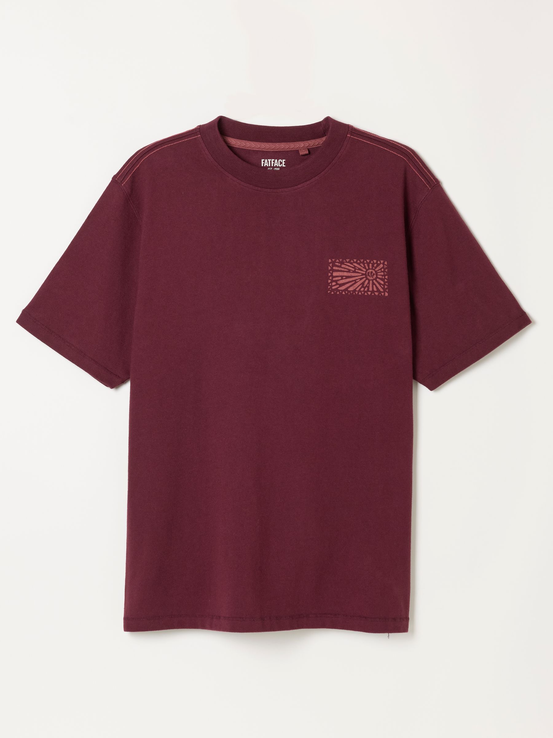 Plum Purple Resort Graphic T-Shirt - Image 6 of 7