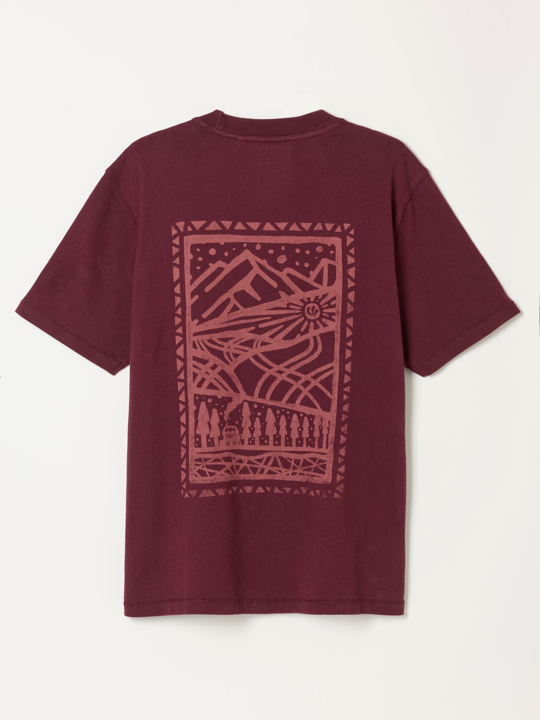 Plum Purple Resort Graphic T-Shirt - Image 7 of 7