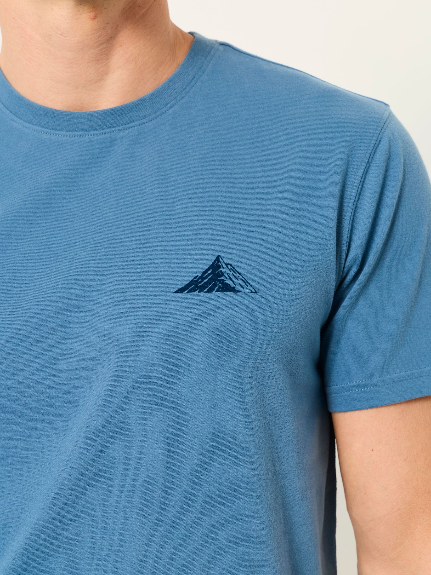 3 Pack White/Grey/Blue Ski Graphic T-Shirt - Image 8 of 9