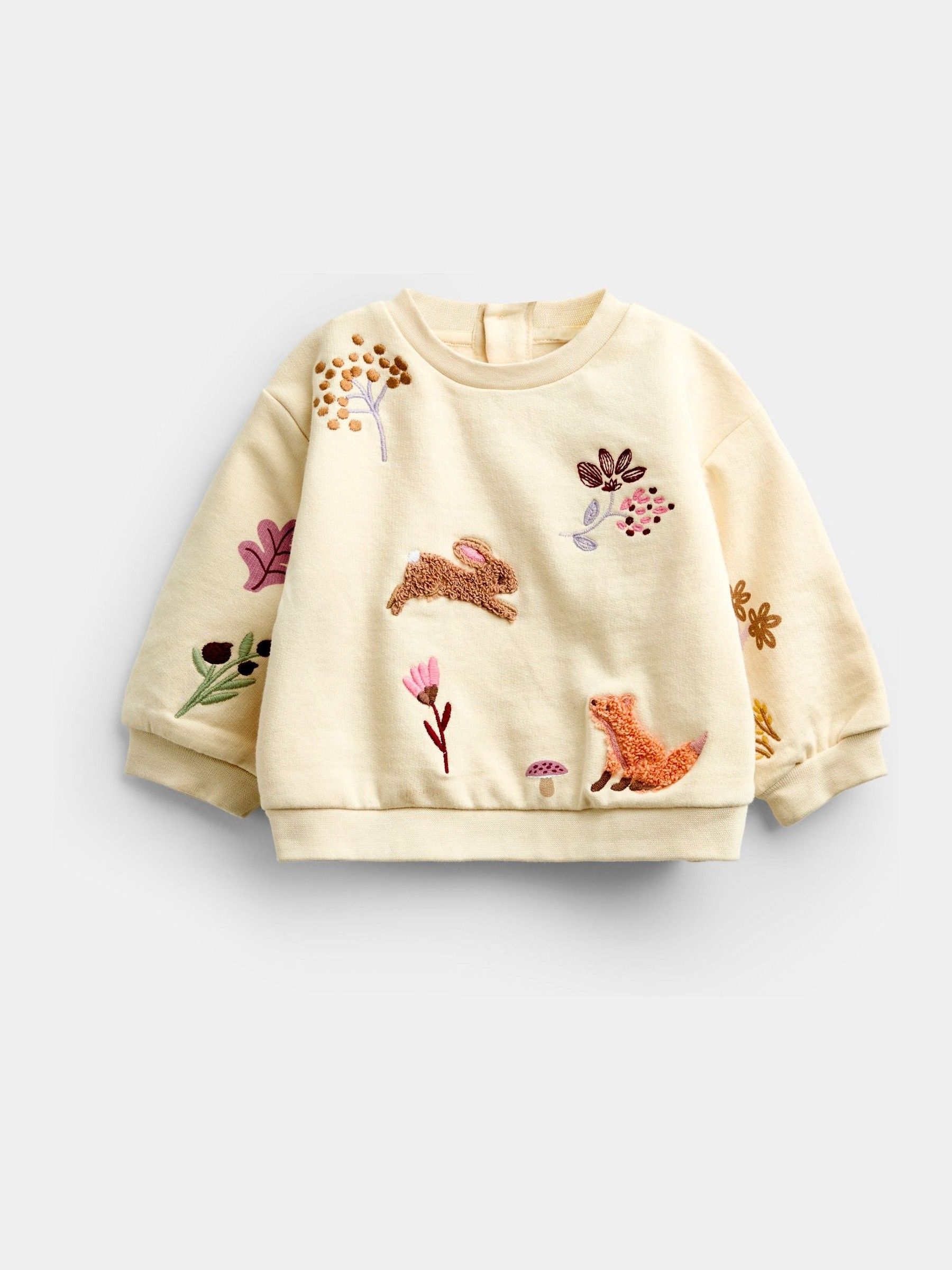 Cream Woodland Sweatshirt & Leggings Set - Image 2 of 6