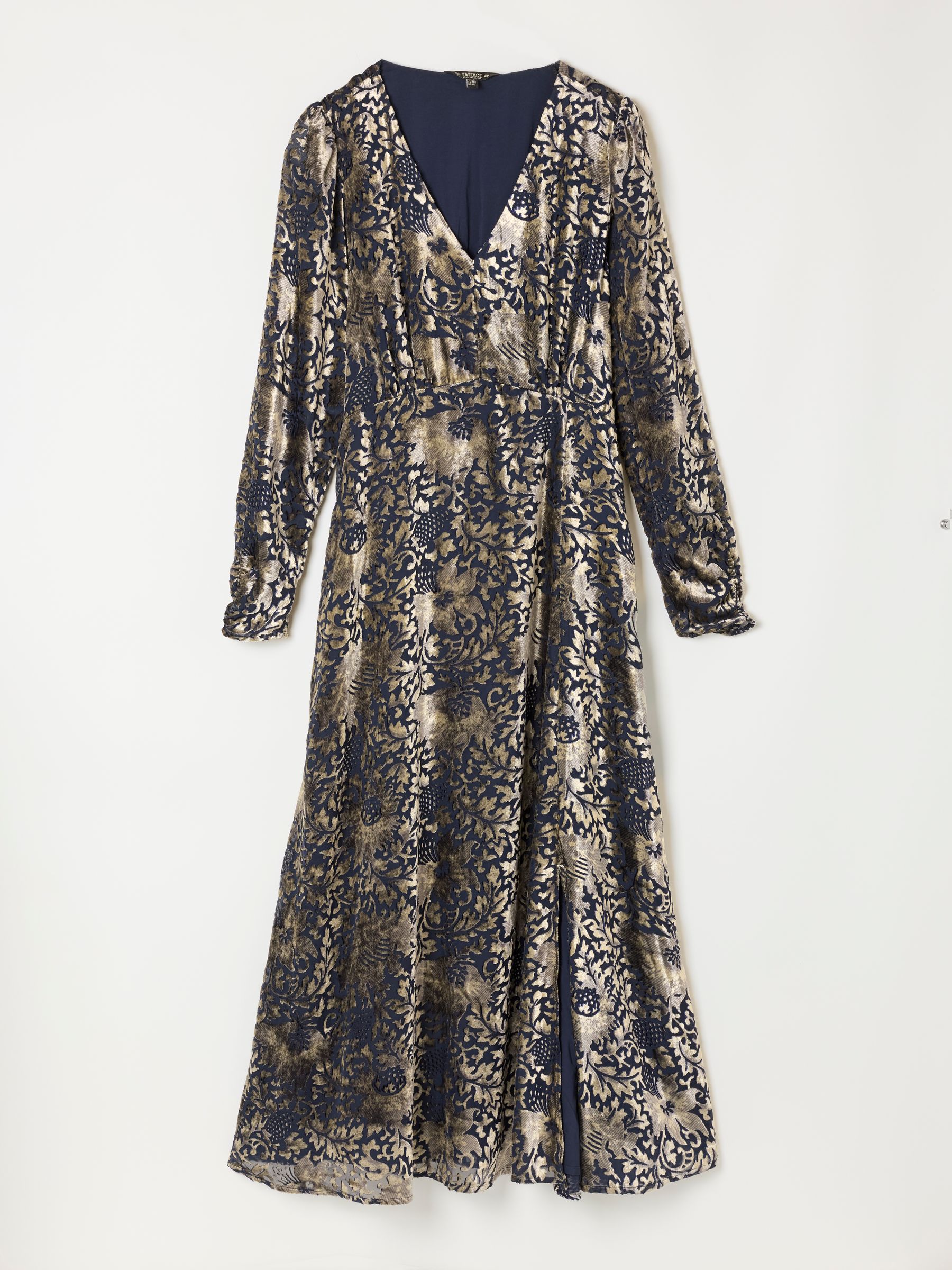 Claudia Ink Devore Midi Dress - Image 6 of 7