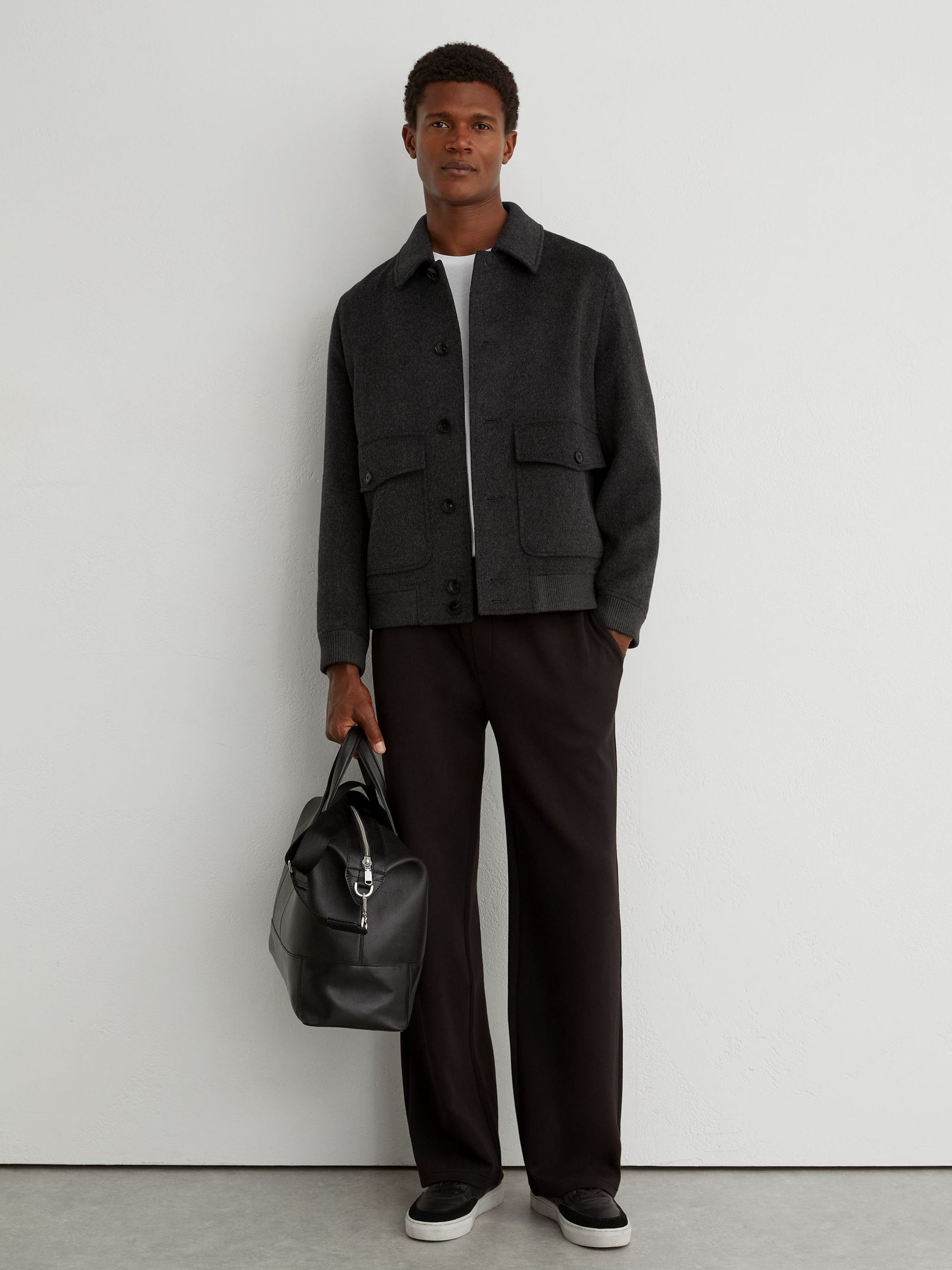 Jacket in Charcoal Grey - Image 4 of 7