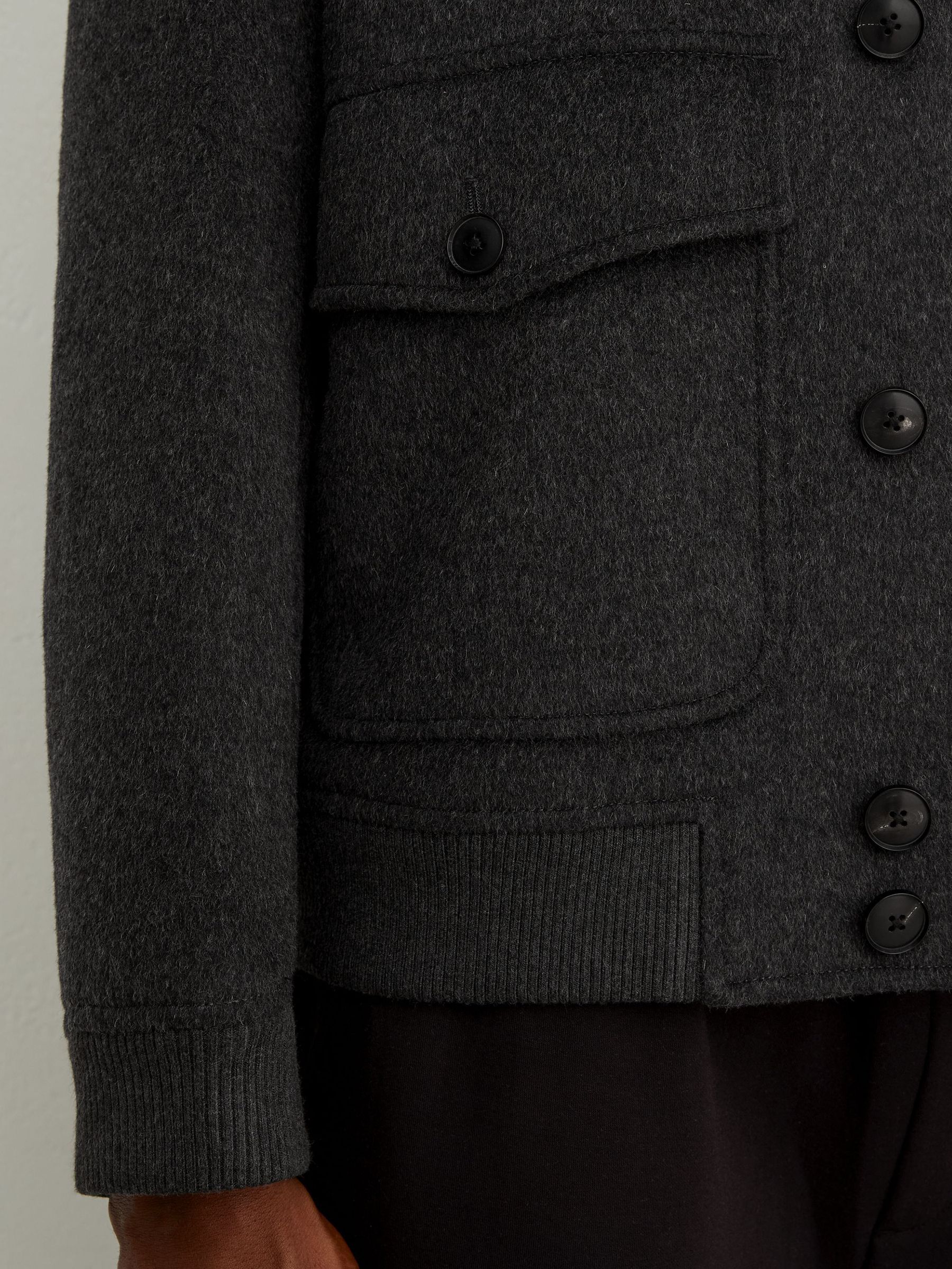 Jacket in Charcoal Grey - Image 5 of 7