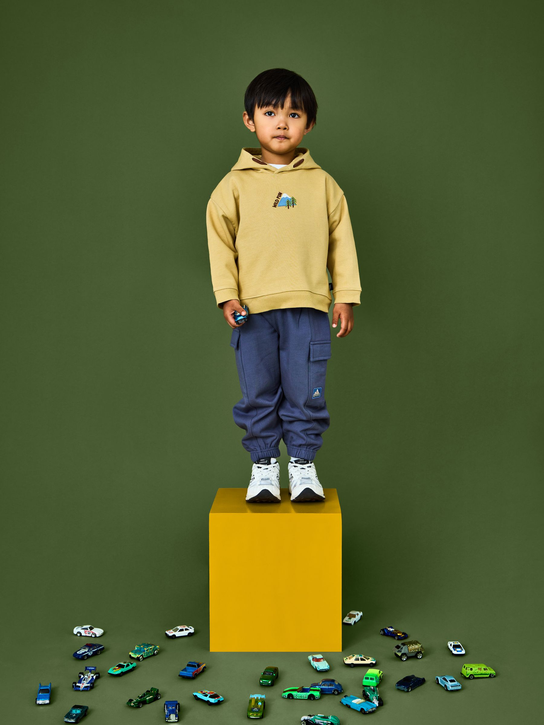 Mustard Yellow Explorer Back Graphic Hoodie - Image 1 of 9