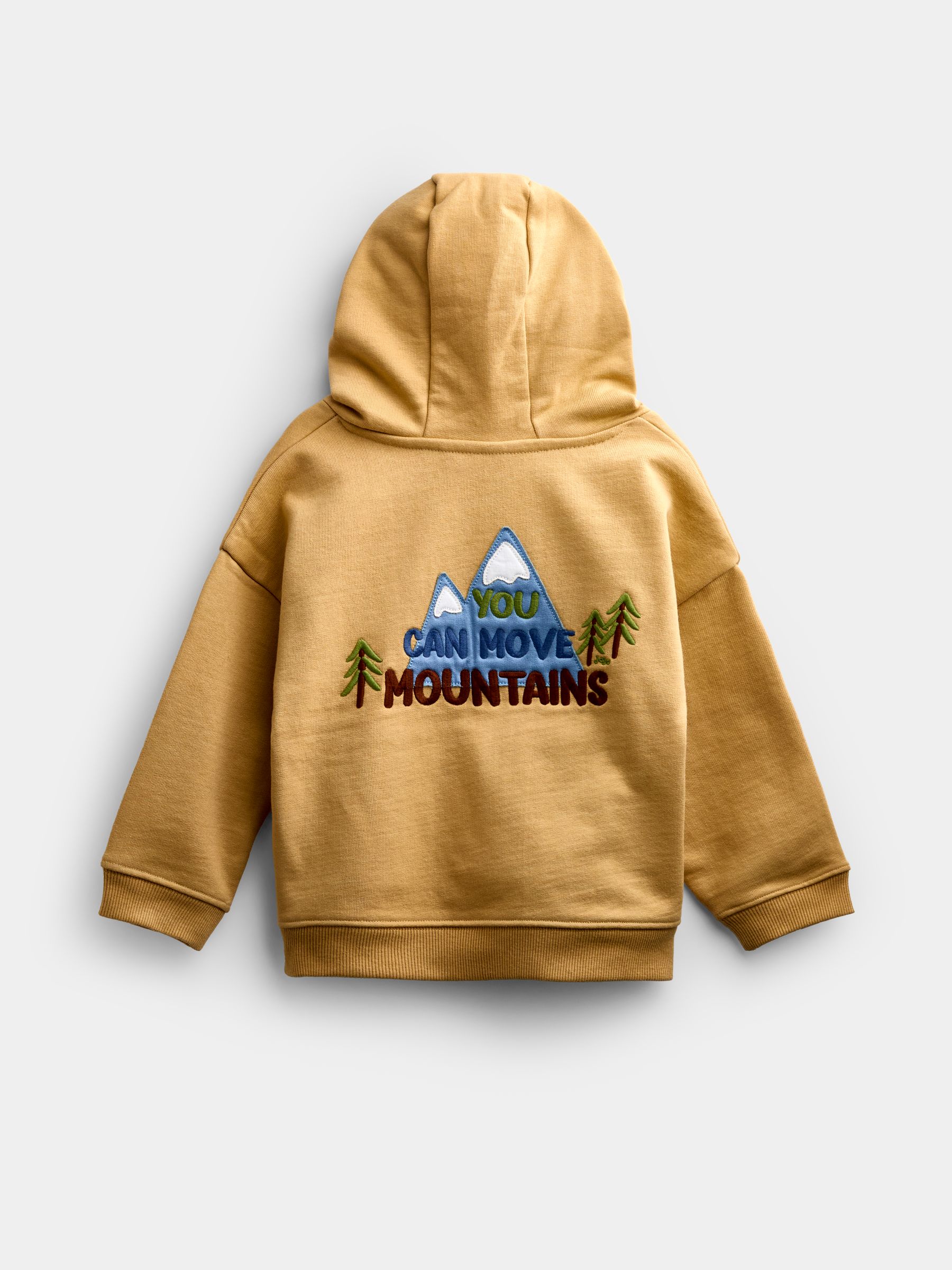 Mustard Yellow Explorer Back Graphic Hoodie - Image 6 of 9