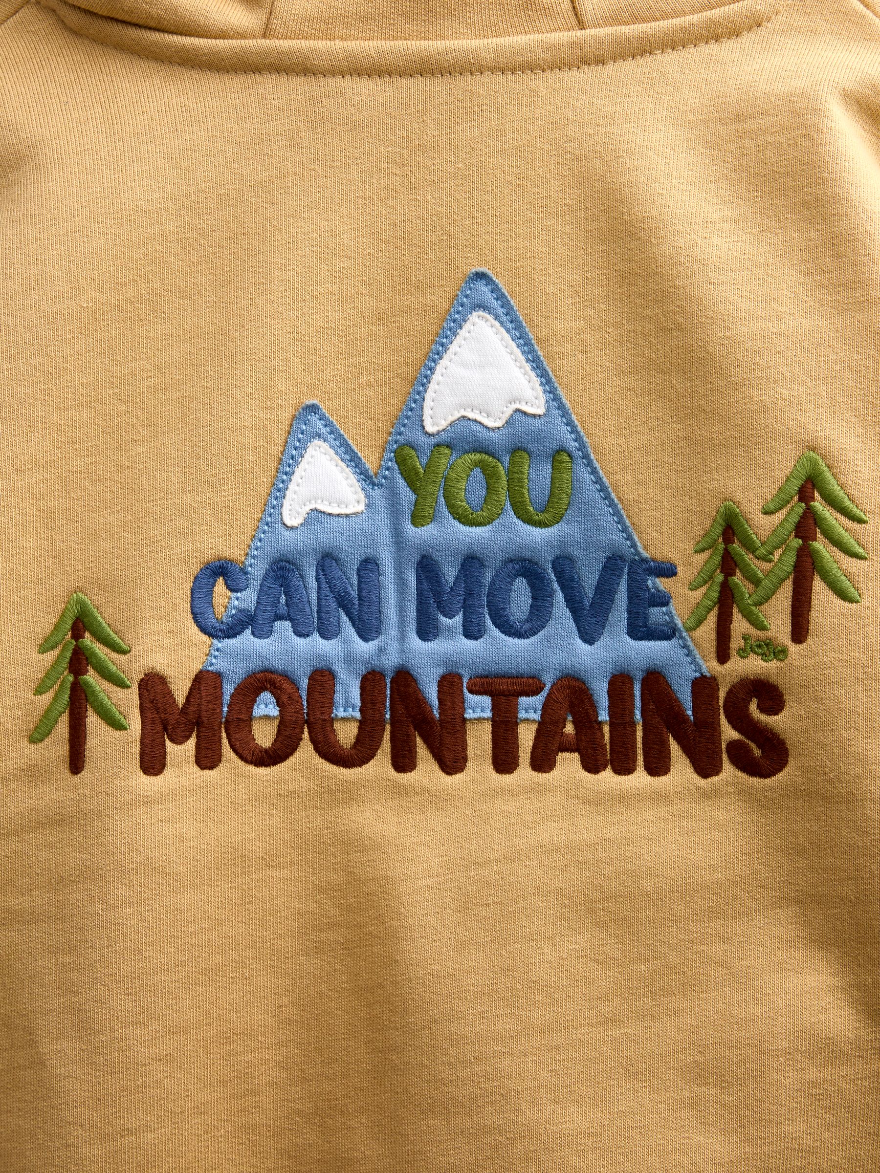Mustard Yellow Explorer Back Graphic Hoodie - Image 8 of 9