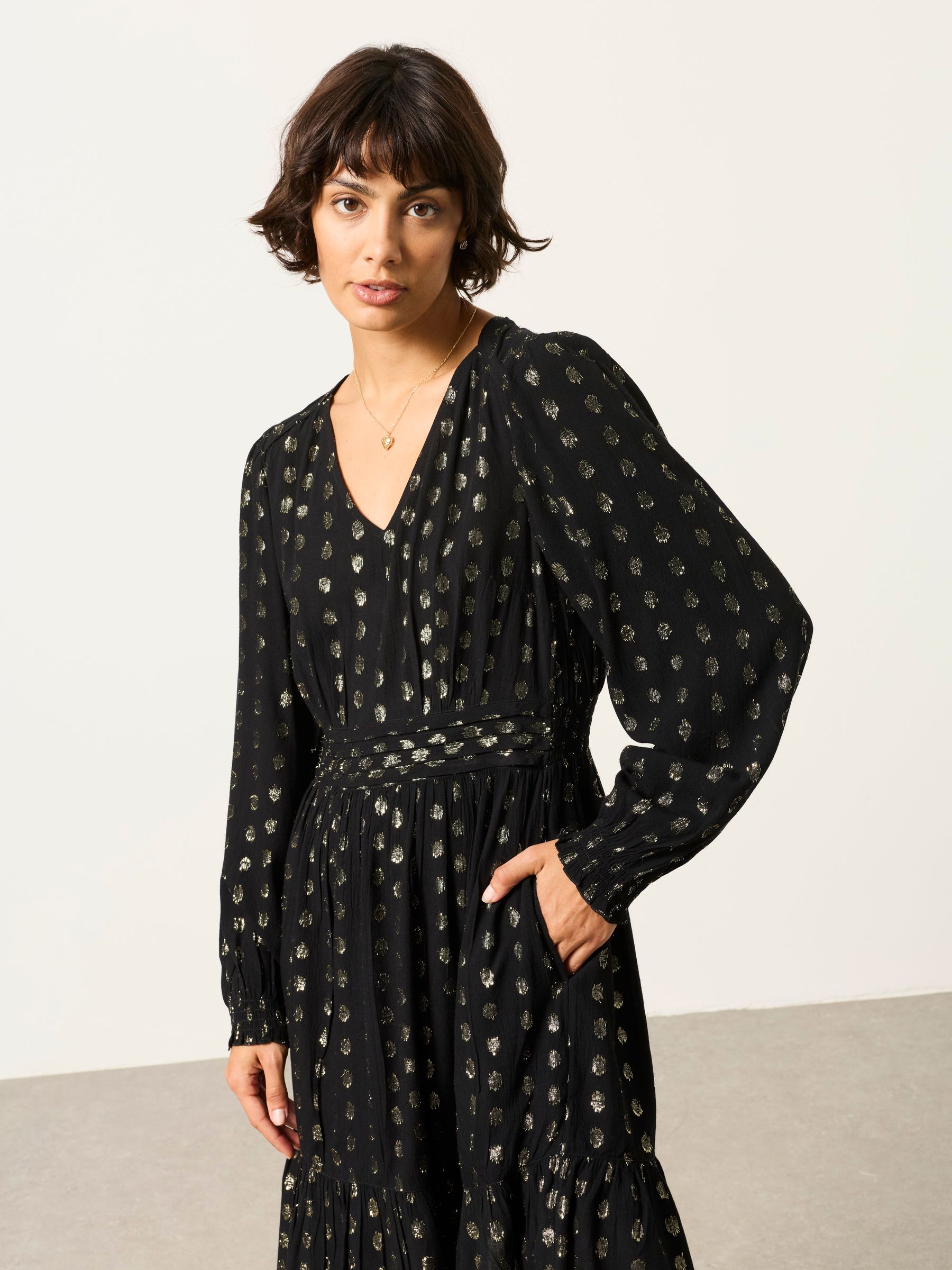 Peggy Black Petite Dress - Image 5 of 6