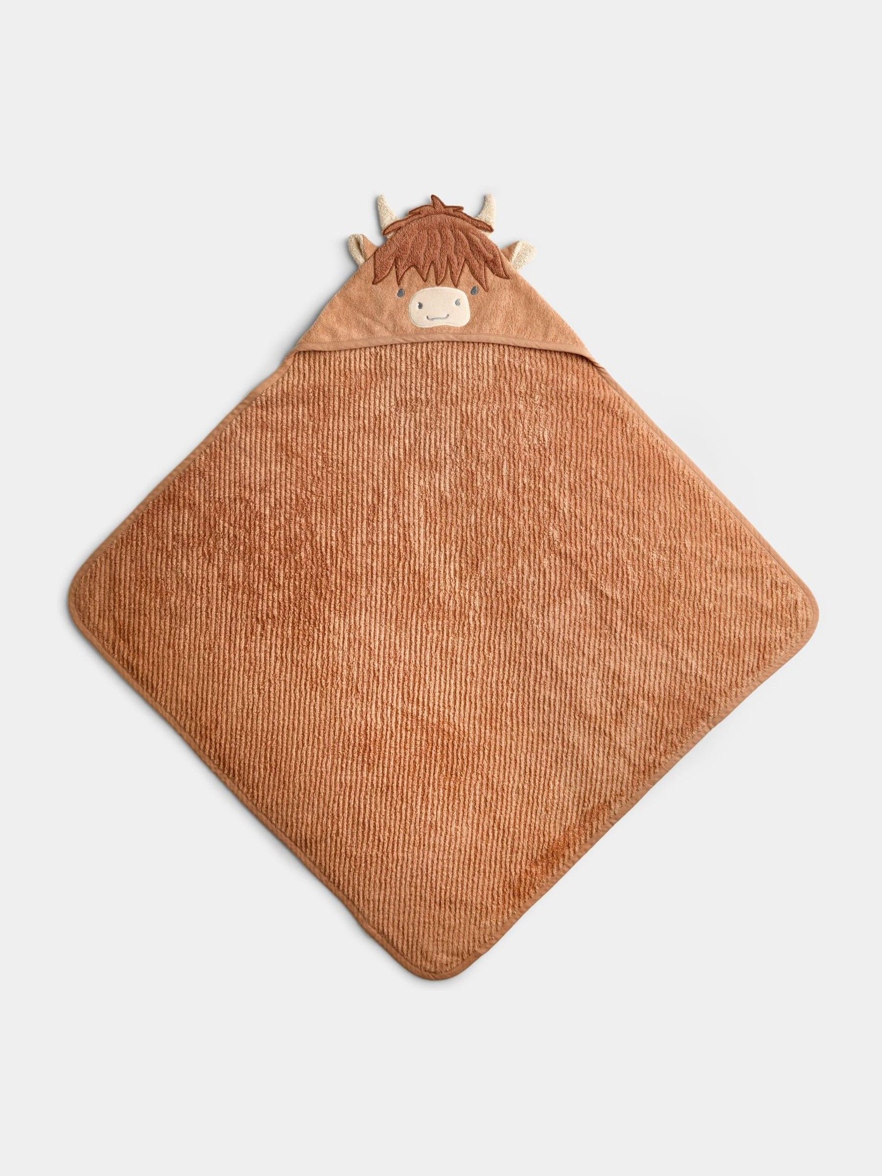 Brown Highland Cow Hooded Towel - Image 2 of 4 Brown Highland Cow Hooded Towel - Image 2 of 4