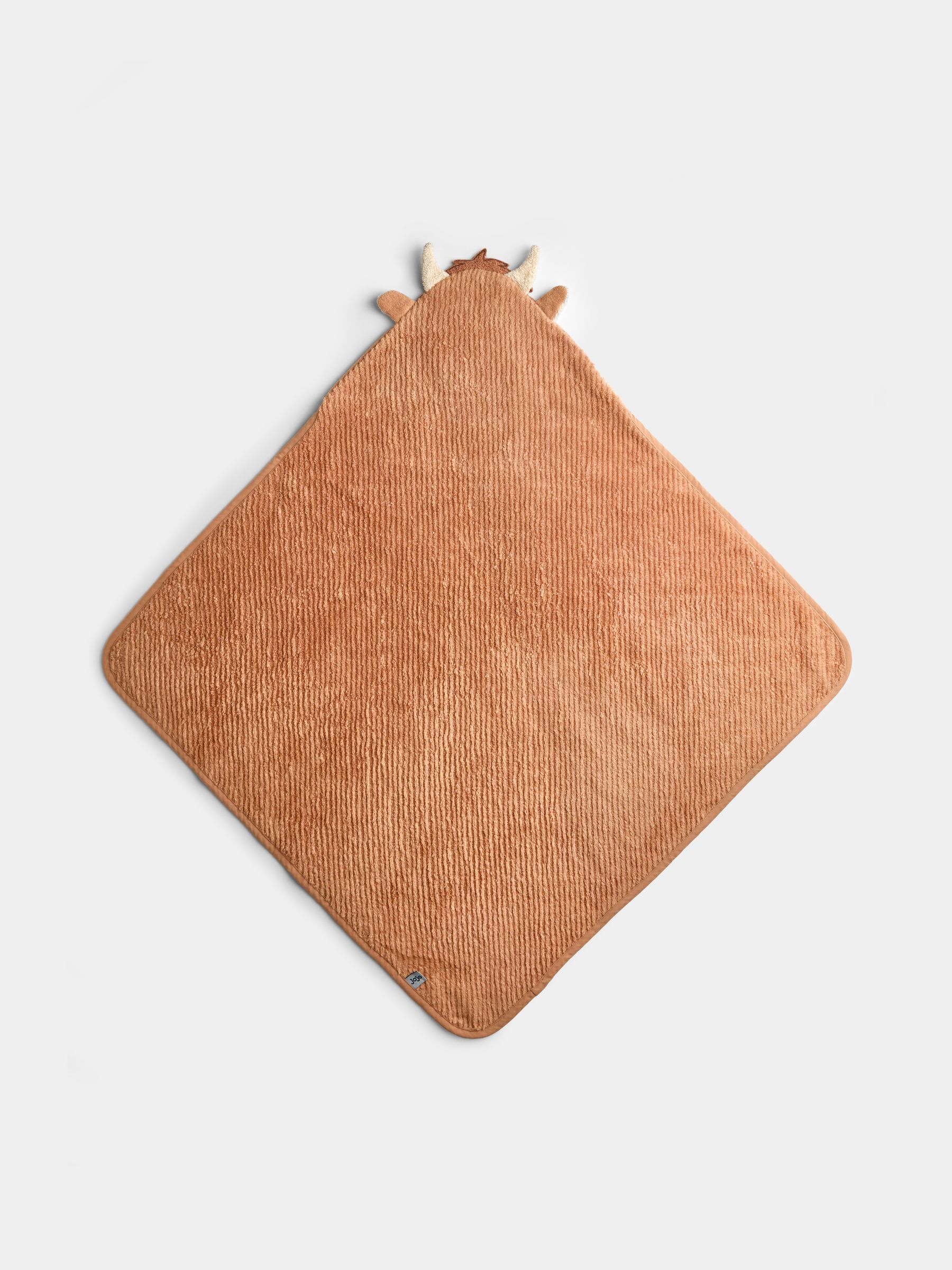 Brown Highland Cow Hooded Towel - Image 5 of 6