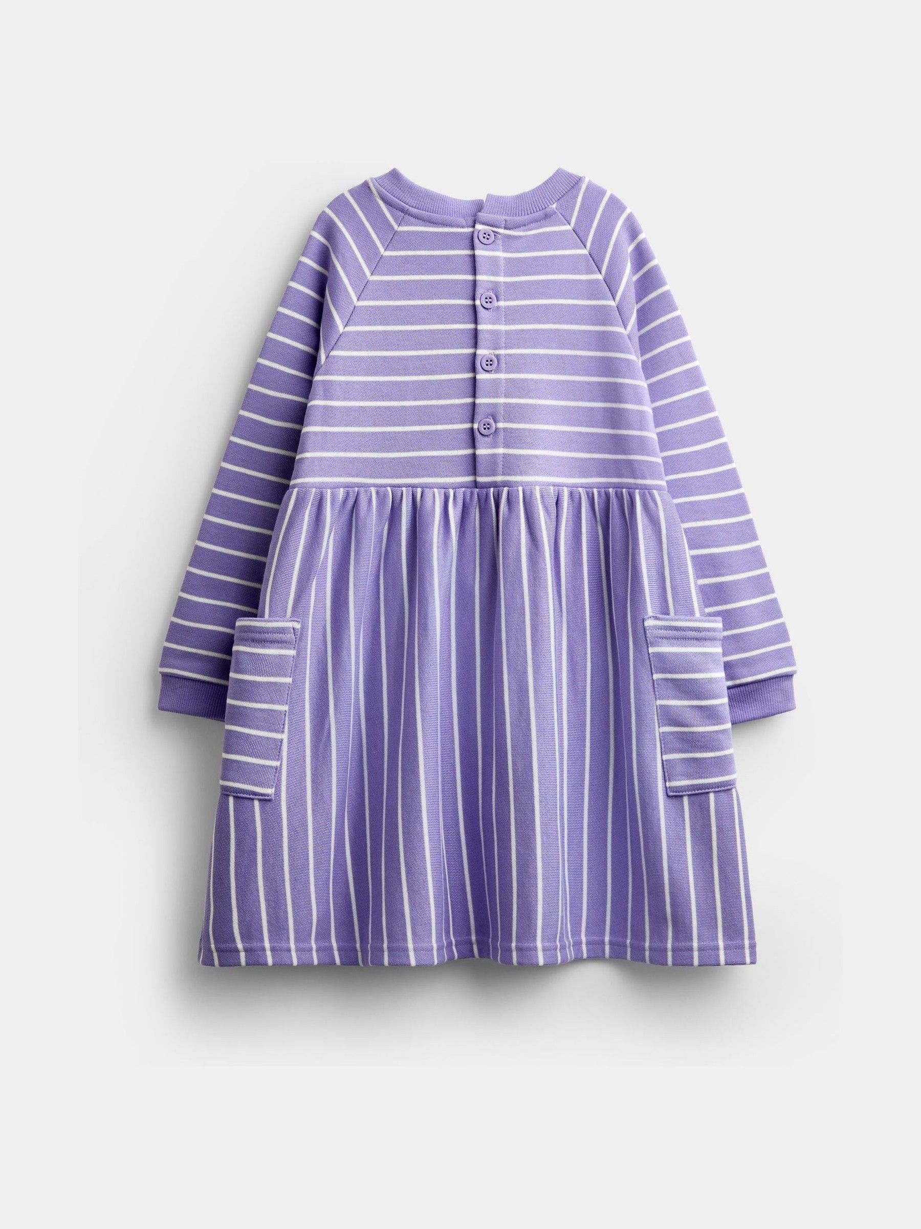 Lilac Stripe Dino Jersey Dress - Image 2 of 4