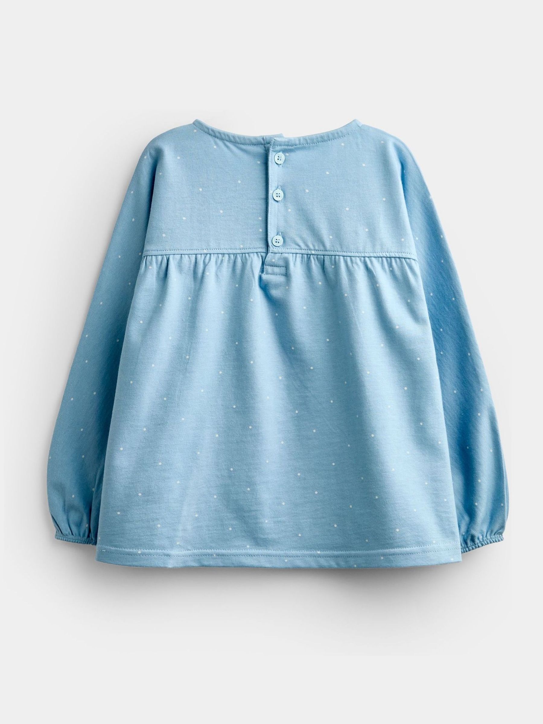 Light Blue Woodland Friends Appliqué Tunic & Legging Set - Image 3 of 7