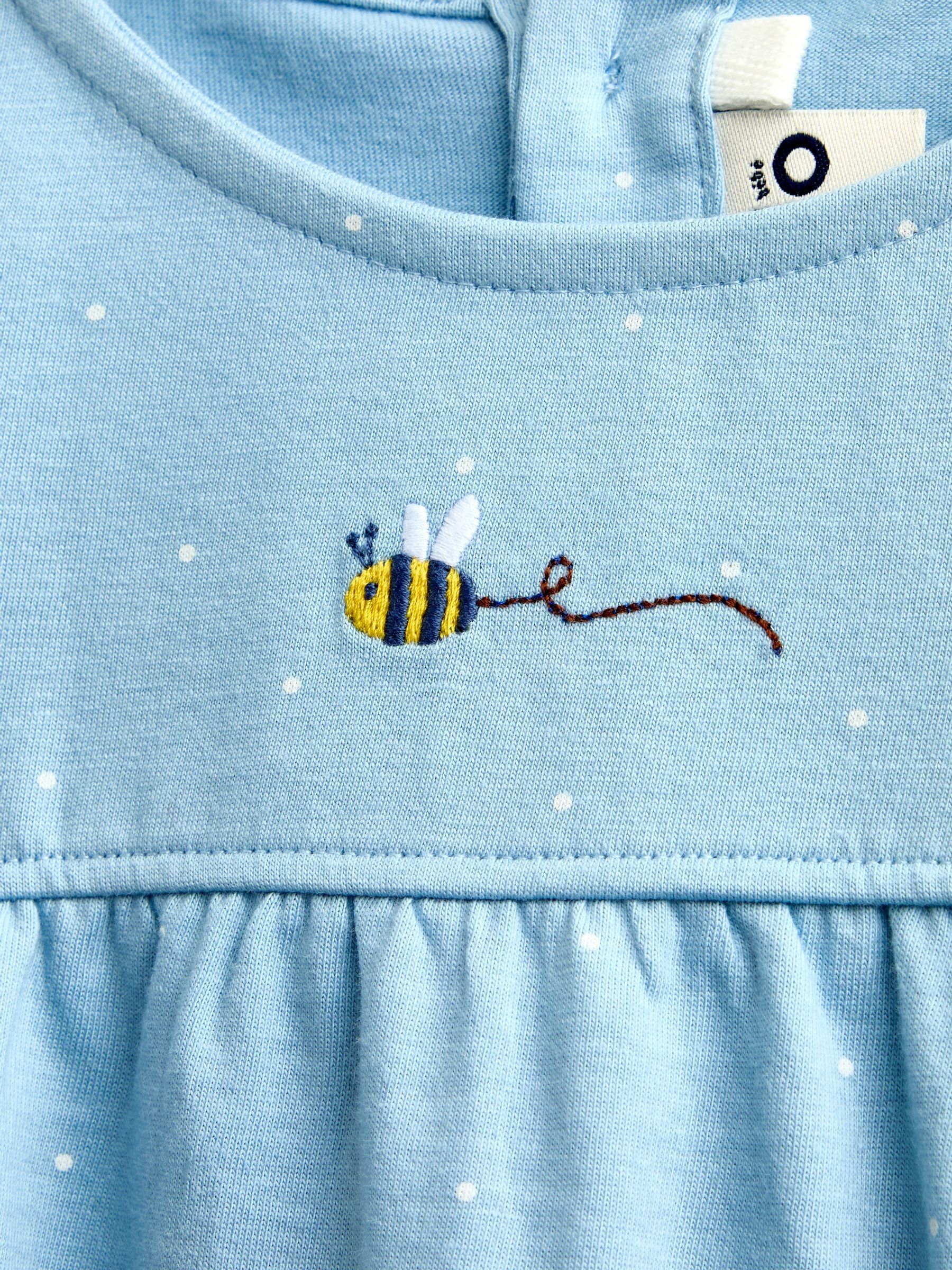 Light Blue Woodland Friends Appliqué Tunic & Legging Set - Image 7 of 7