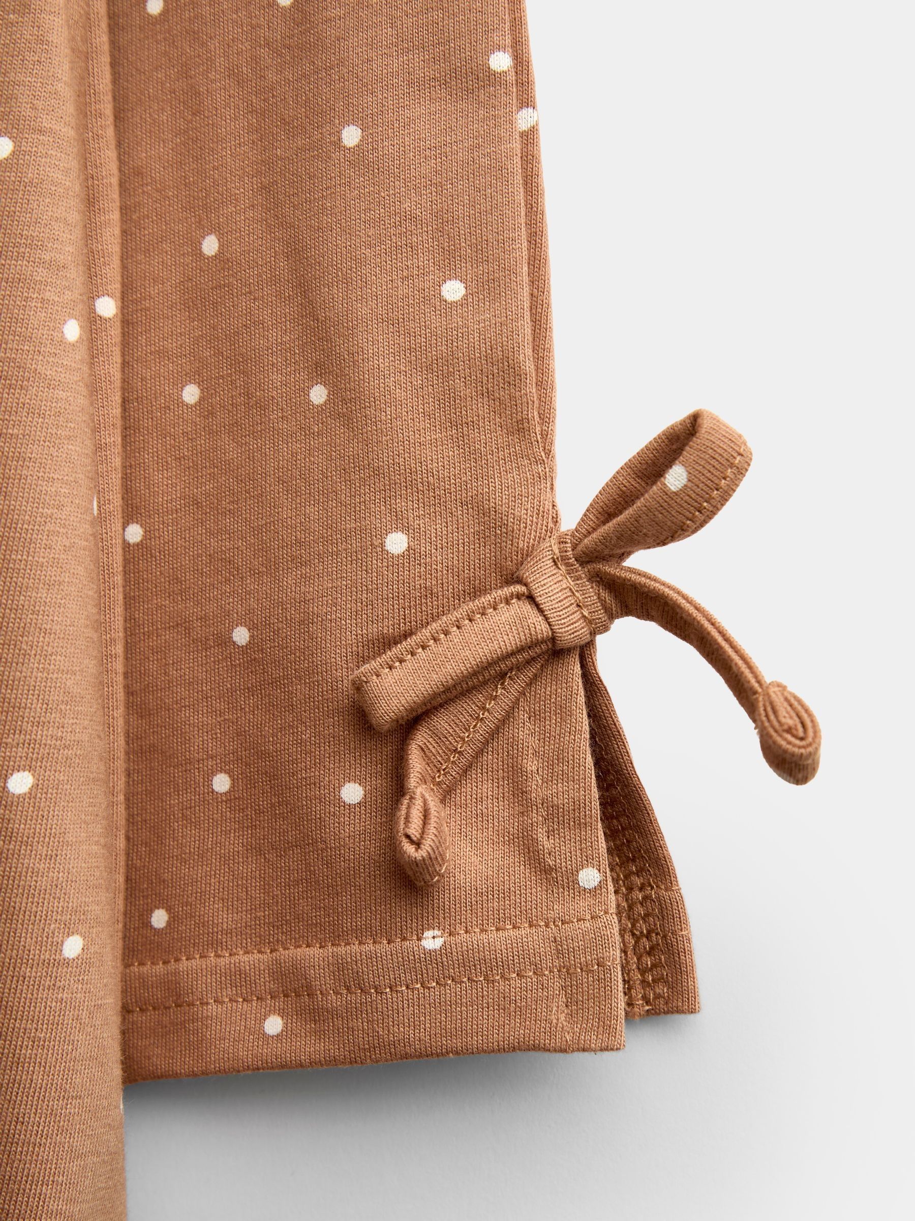 Mid Brown Woodland Spot Appliqué Dress - Image 4 of 4 Mid Brown Woodland Spot Appliqué Dress - Image 4 of 4